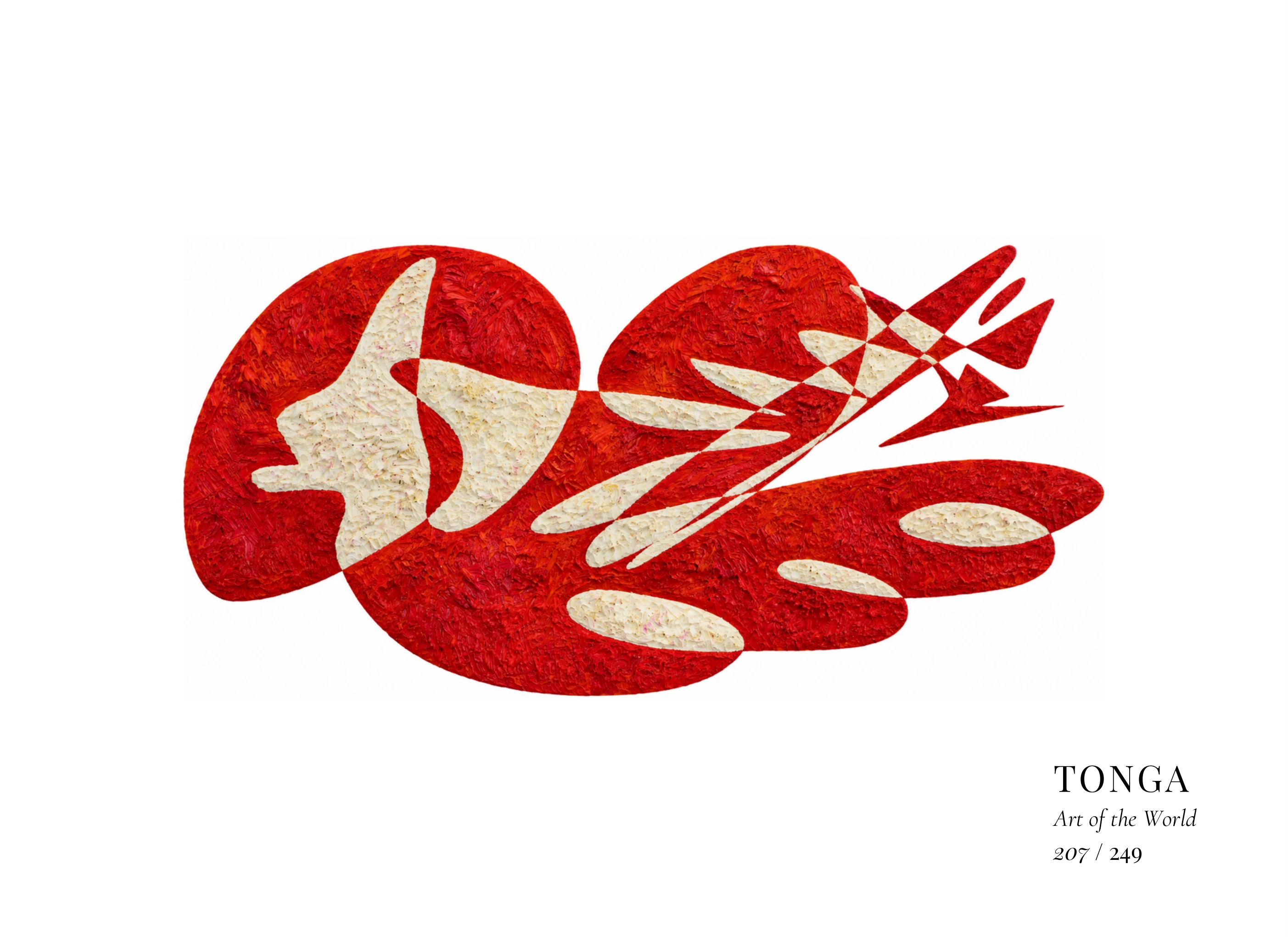 Tonga artwork by Gheorghe Virtosu from the Art of the World series