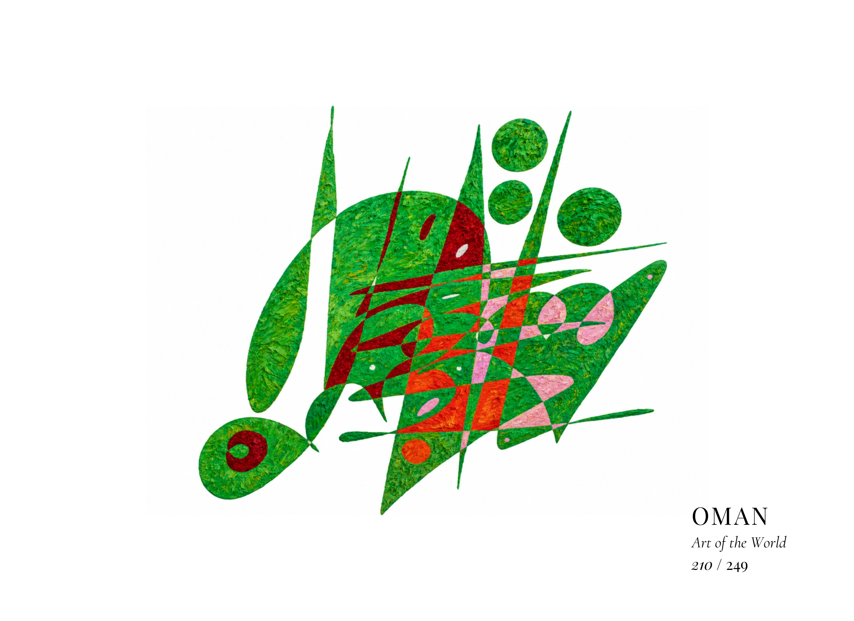 Oman artwork by Gheorghe Virtosu from the Art of the World series