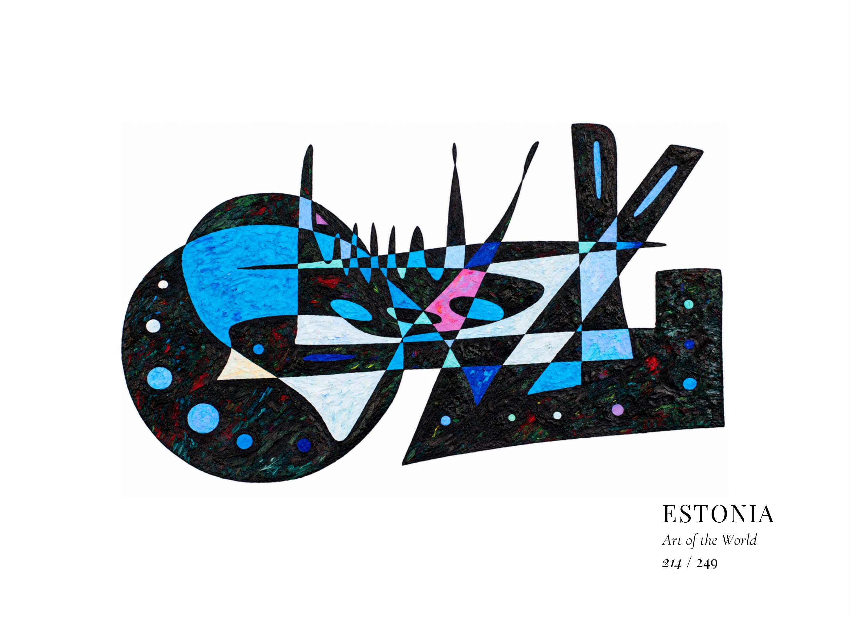 Estonia artwork by Gheorghe Virtosu from the Art of the World series