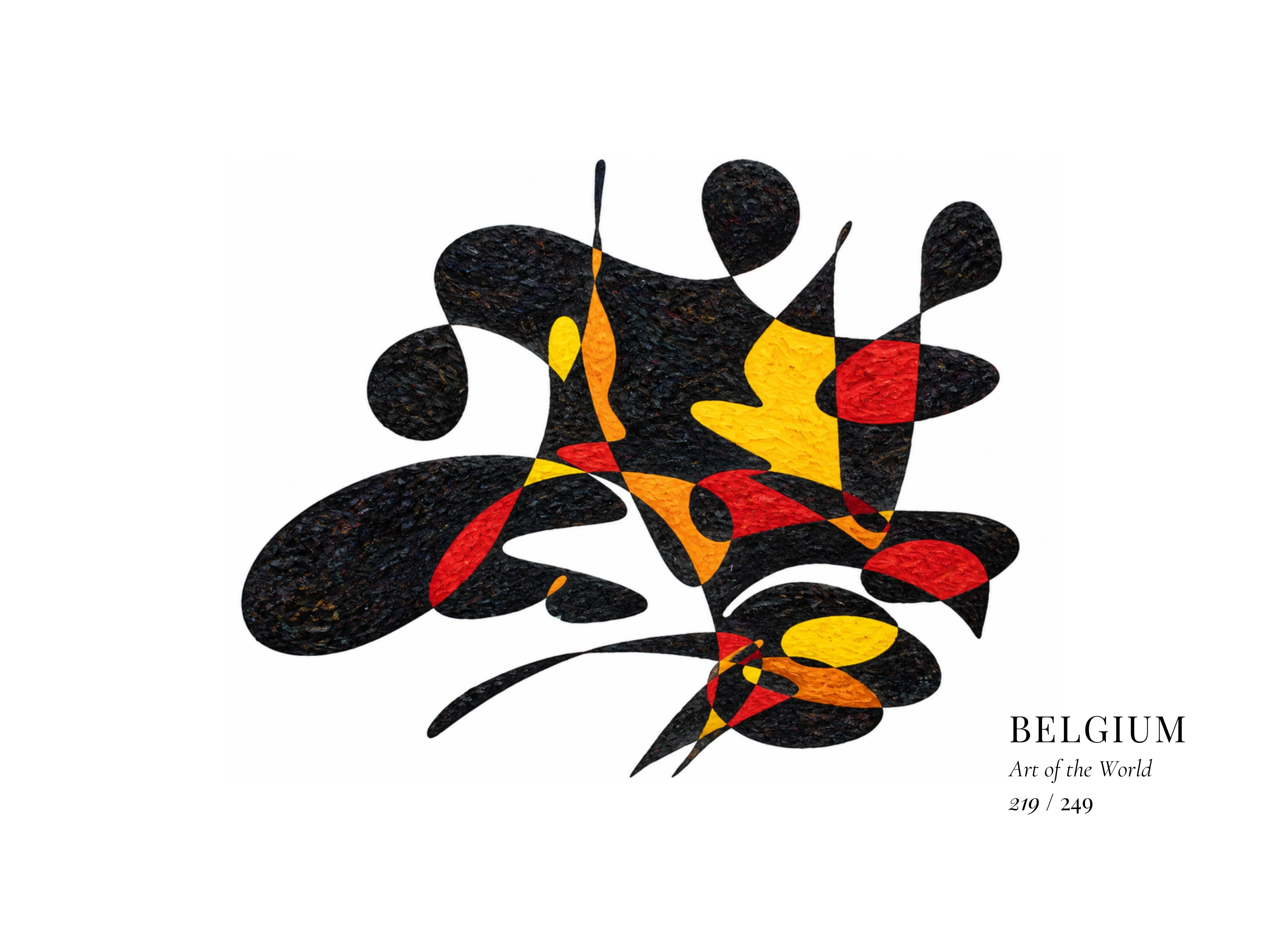 Belgium artwork by Gheorghe Virtosu from the Art of the World series