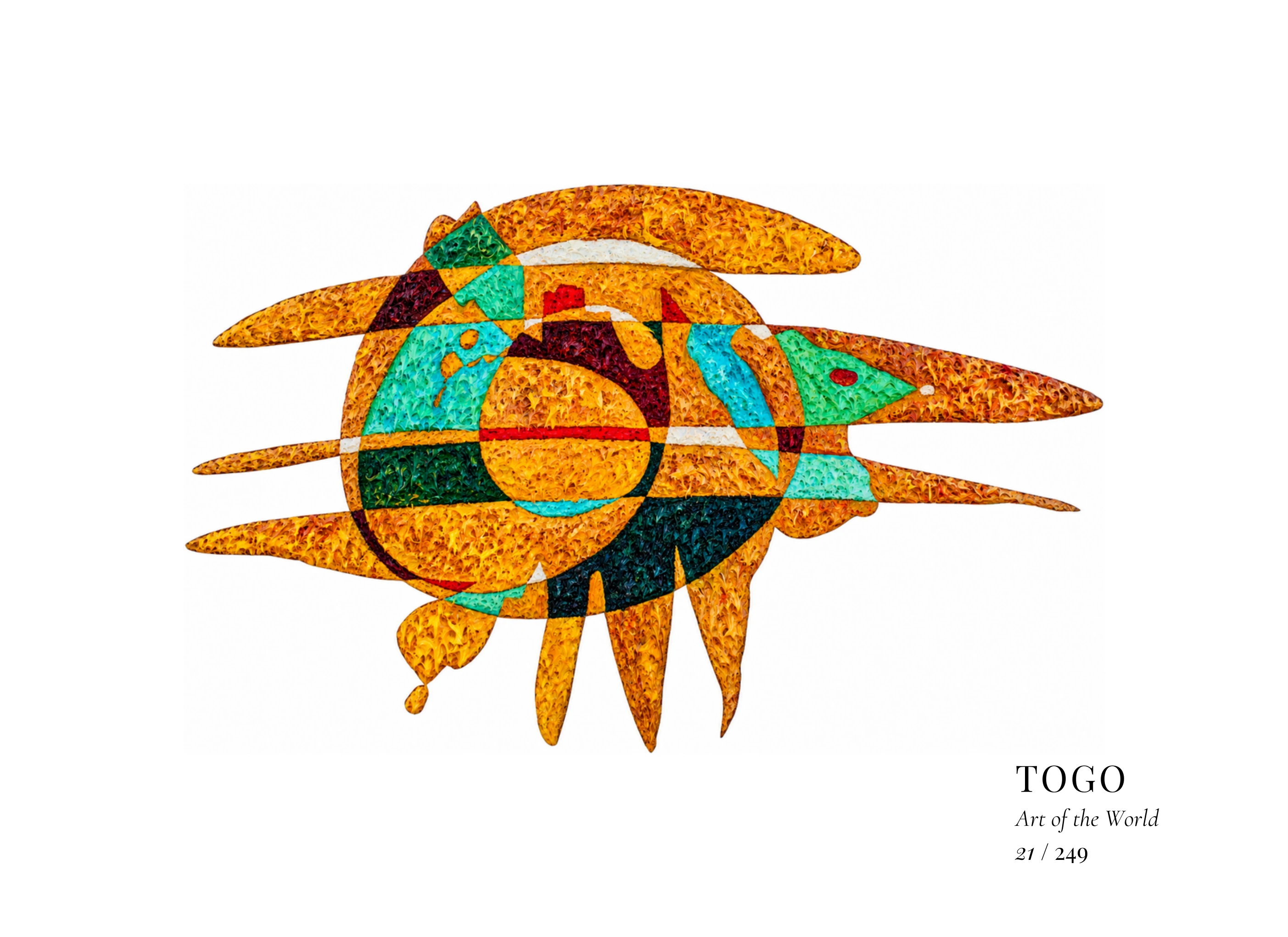 Togo artwork by Gheorghe Virtosu from the Art of the World series