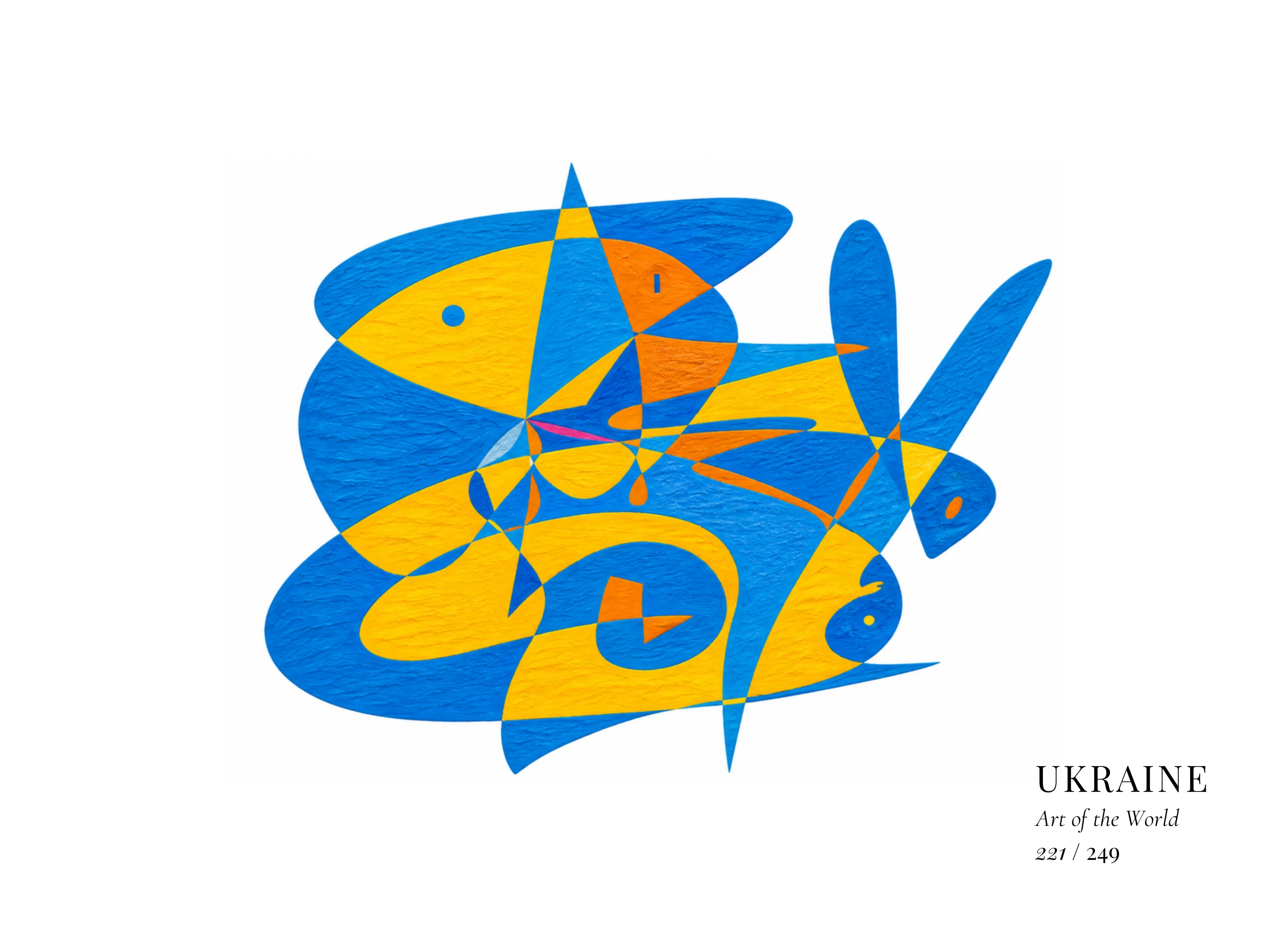Ukraine artwork by Gheorghe Virtosu from the Art of the World series