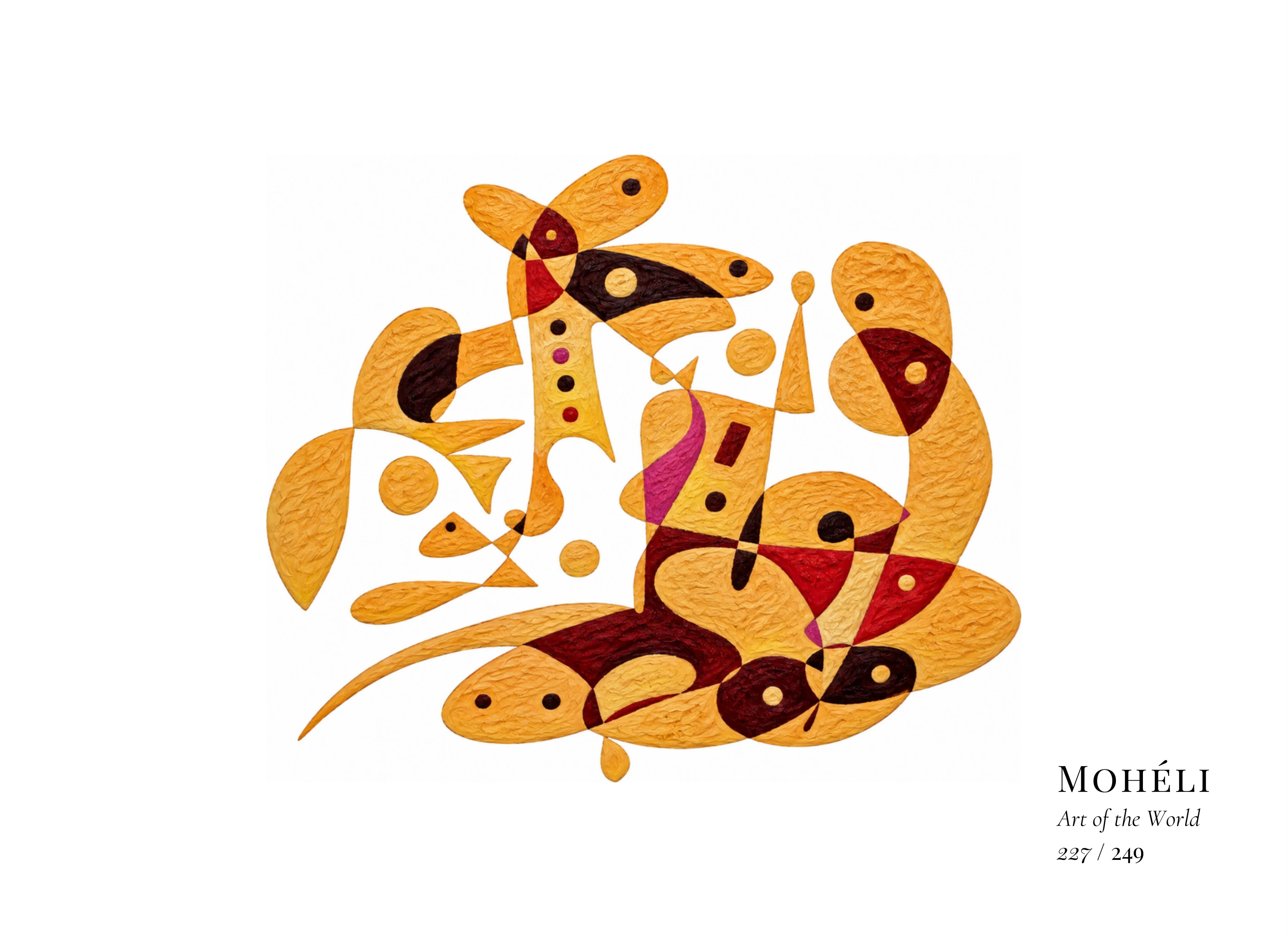 Mohéli artwork by Gheorghe Virtosu from the Art of the World series