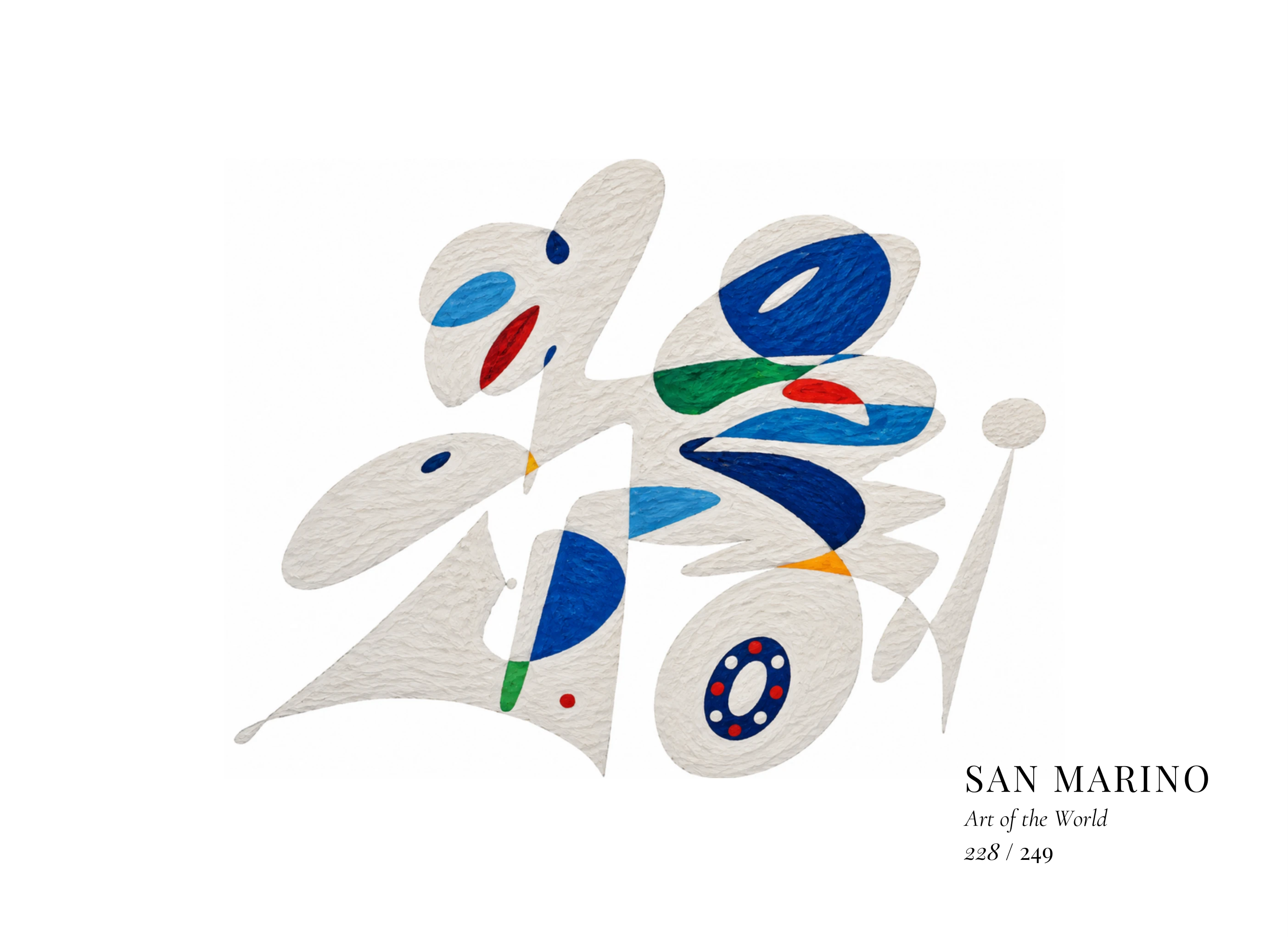 San Marino artwork by Gheorghe Virtosu from the Art of the World series