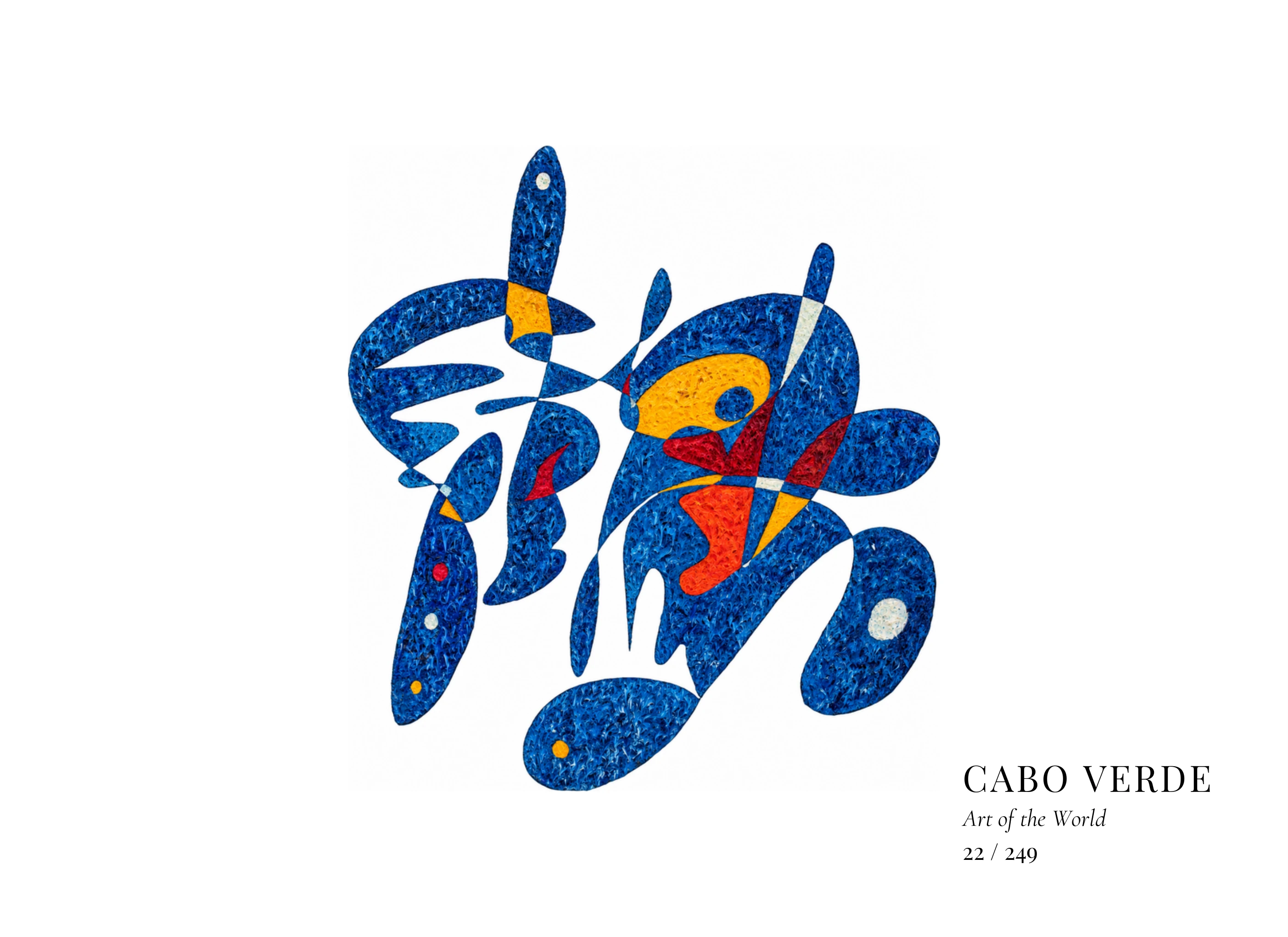 Cabo Verde artwork by Gheorghe Virtosu from the Art of the World series