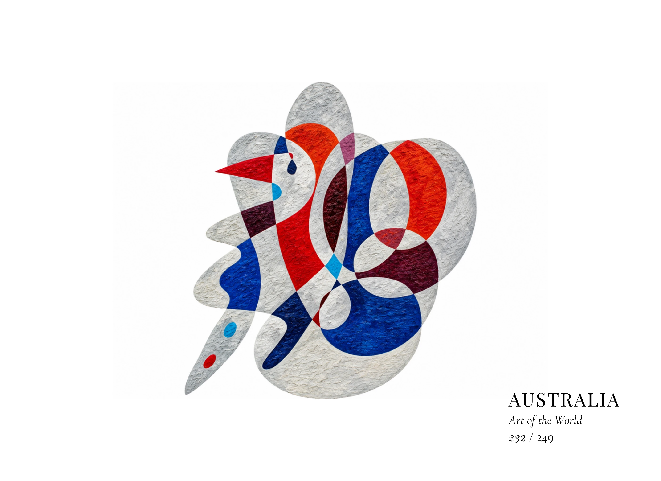 Australia artwork by Gheorghe Virtosu from the Art of the World series