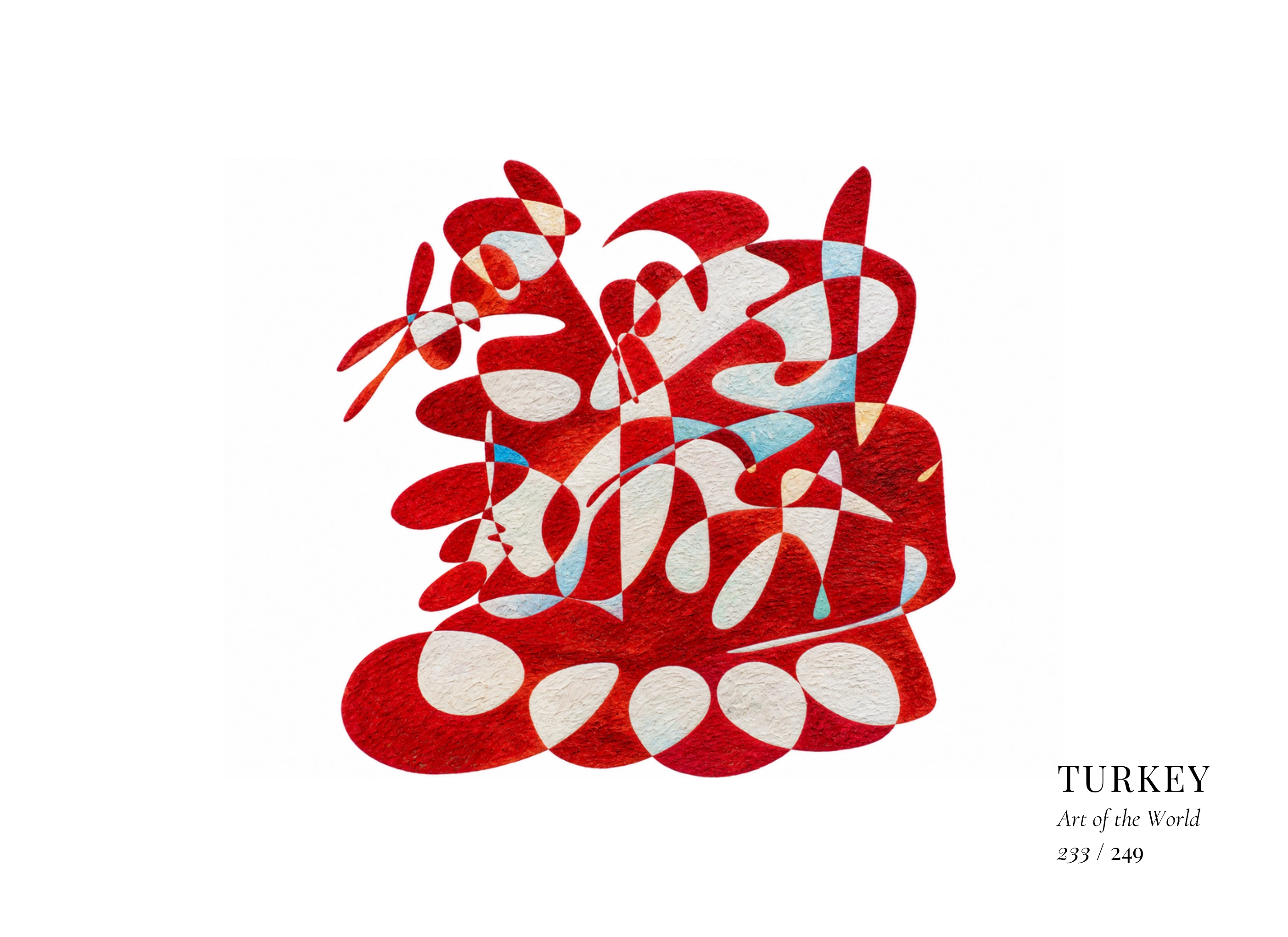 Turkey artwork by Gheorghe Virtosu from the Art of the World series