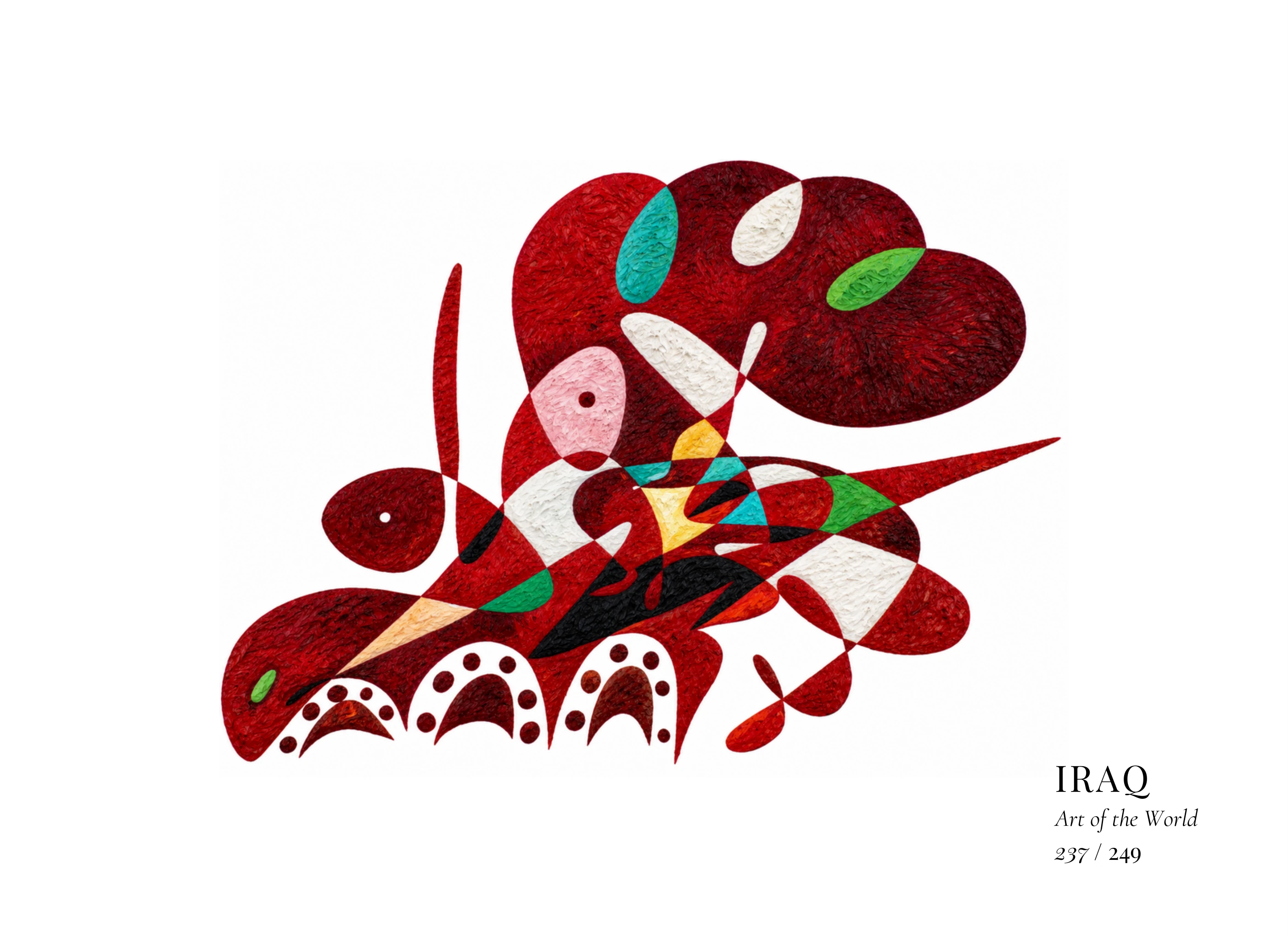 Iraq artwork by Gheorghe Virtosu from the Art of the World series