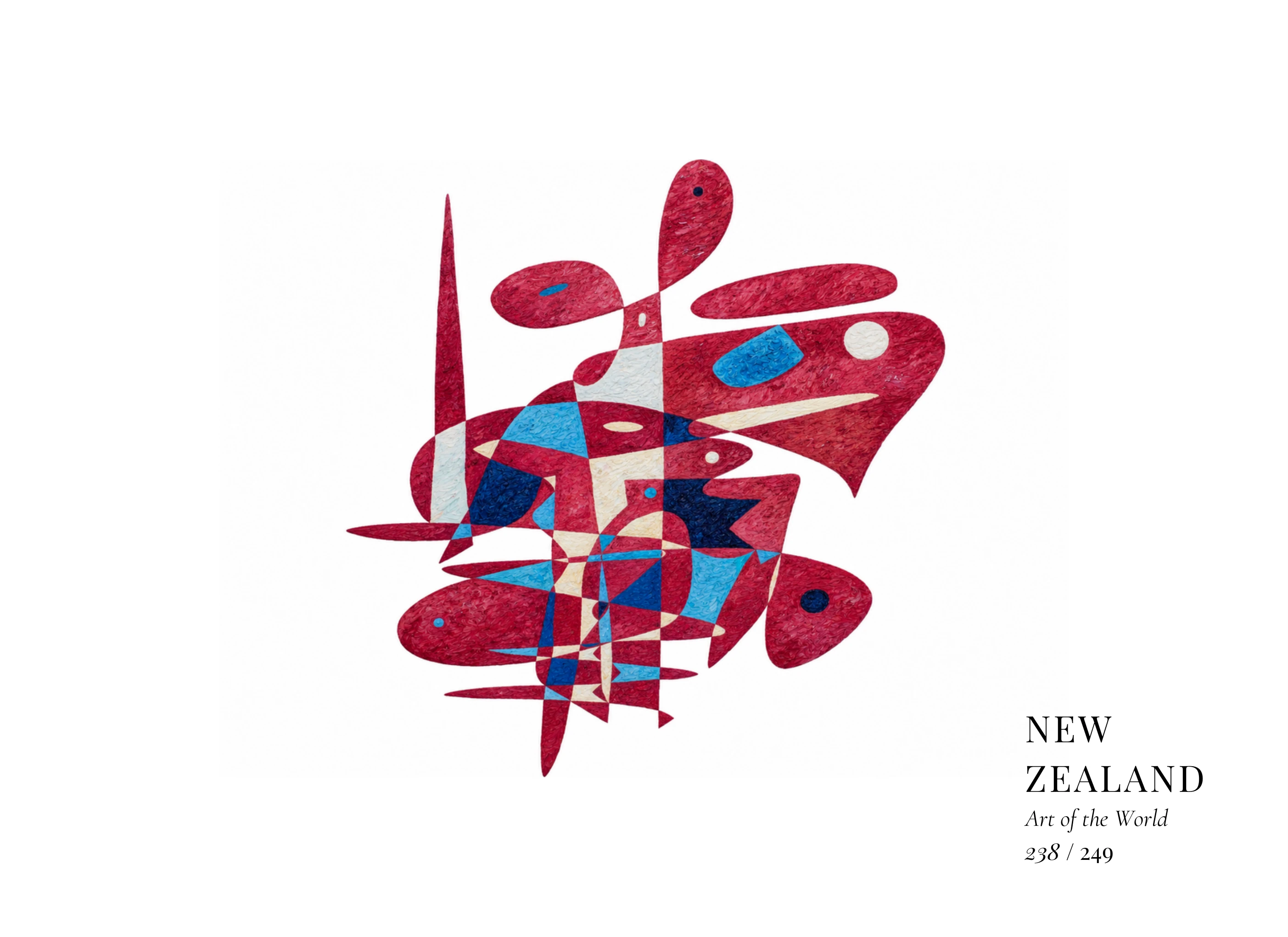 New Zealand artwork by Gheorghe Virtosu from the Art of the World series