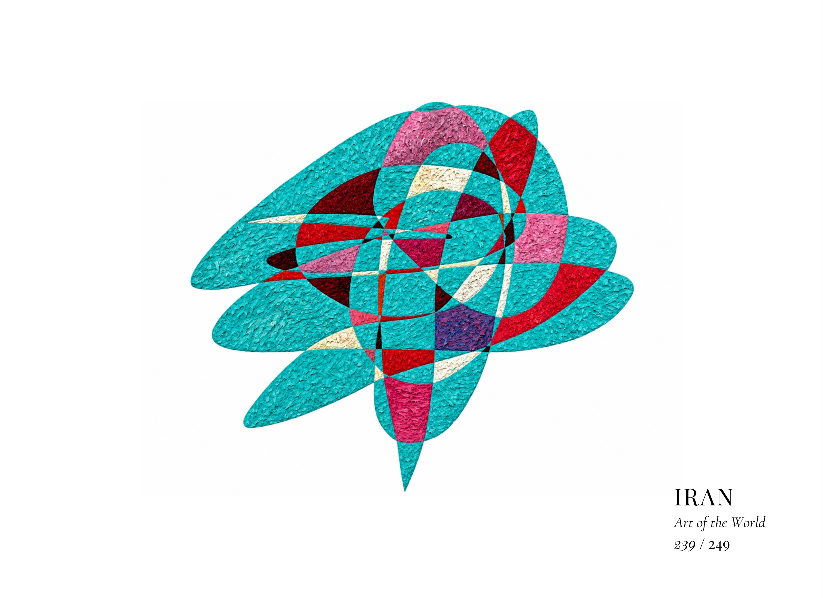 Iran artwork by Gheorghe Virtosu from the Art of the World series