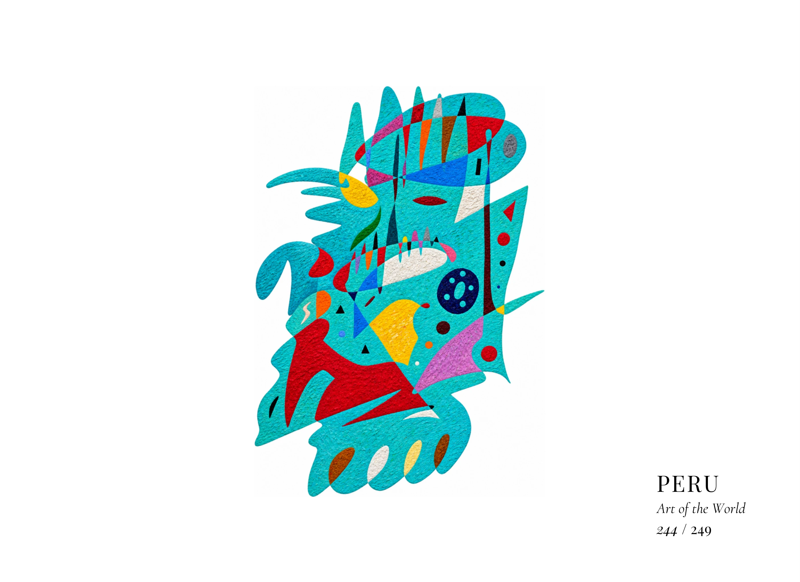 Peru artwork by Gheorghe Virtosu from the Art of the World series