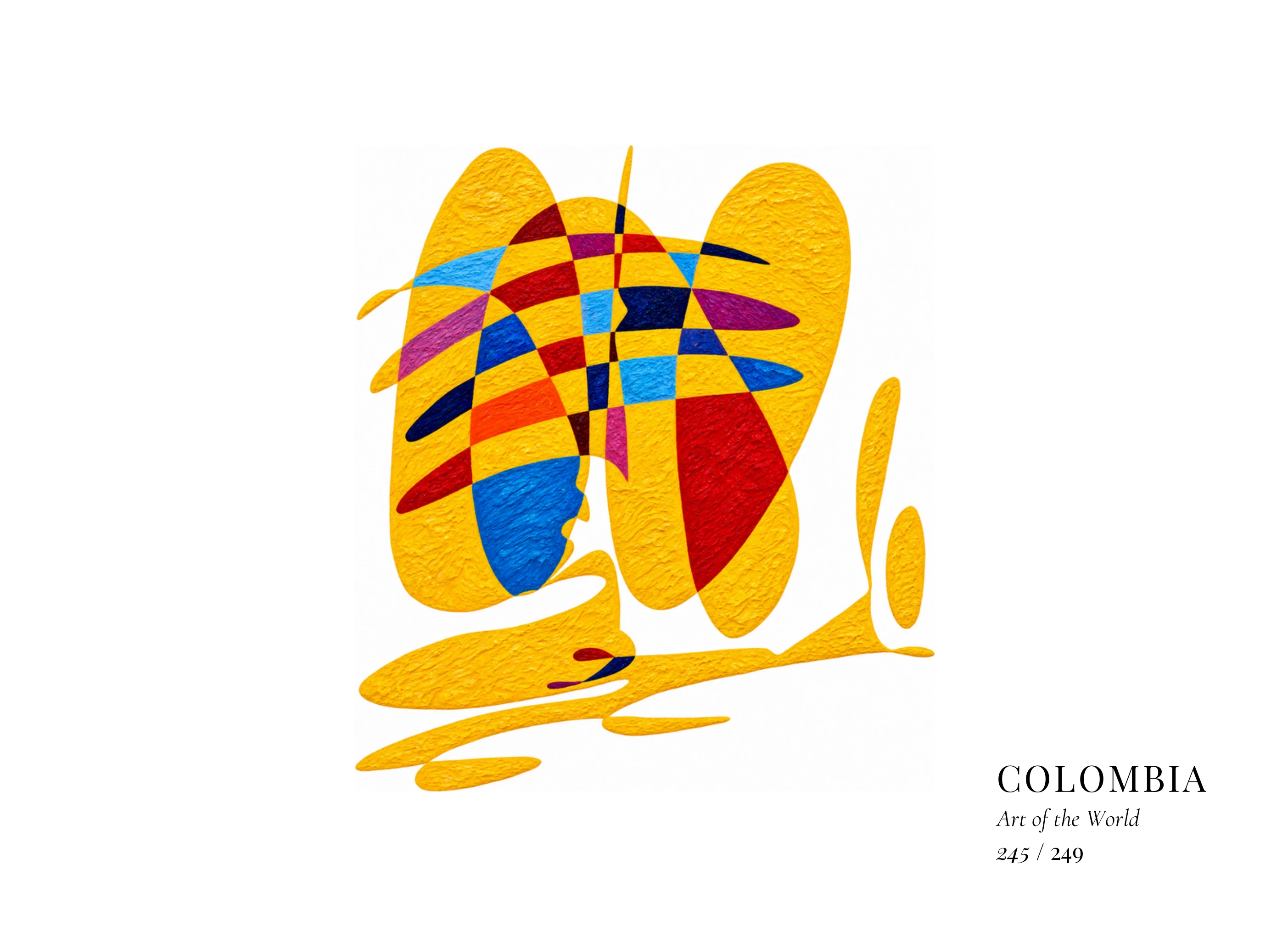 Colombia artwork by Gheorghe Virtosu from the Art of the World series