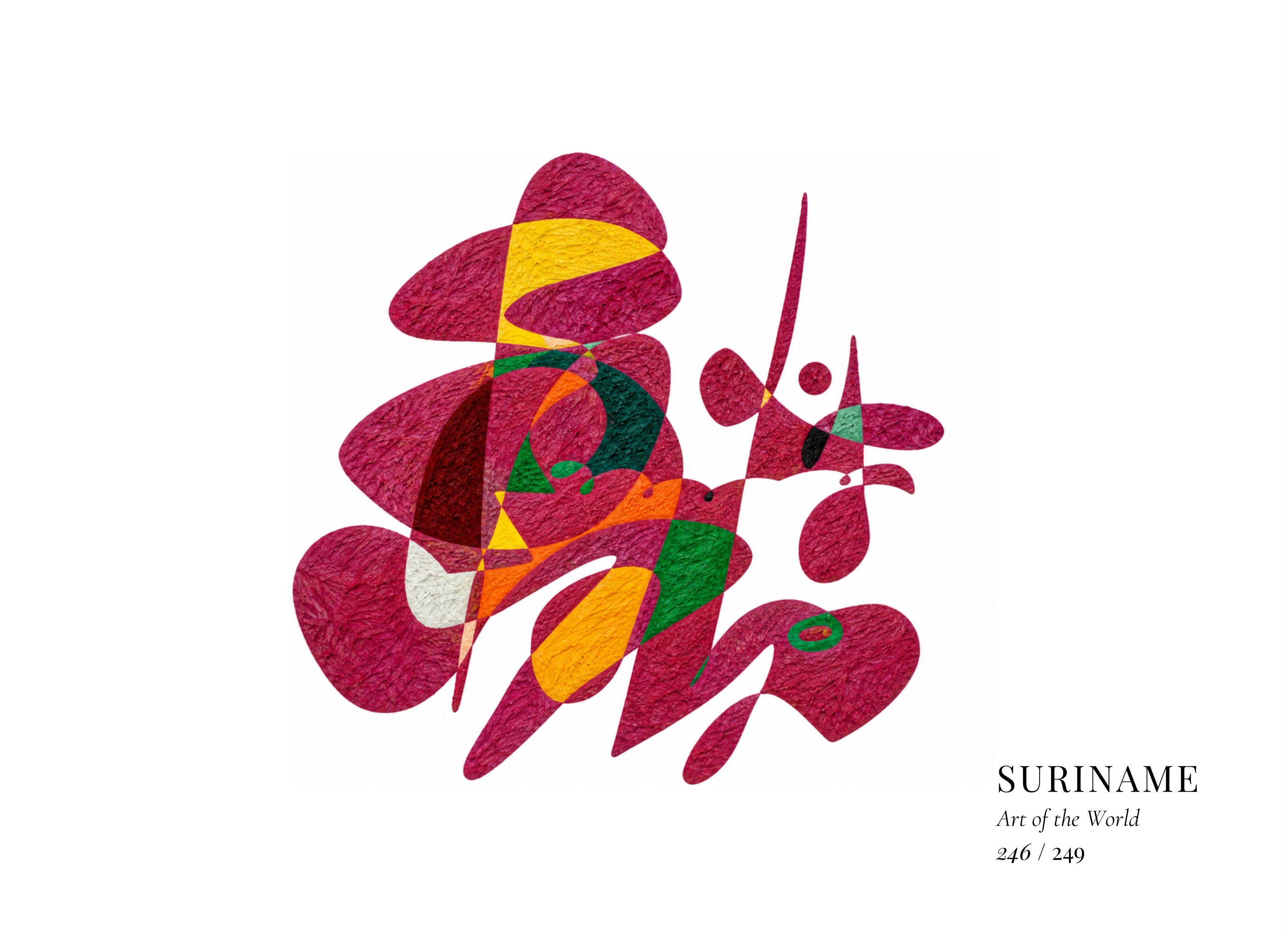 Suriname artwork by Gheorghe Virtosu from the Art of the World series