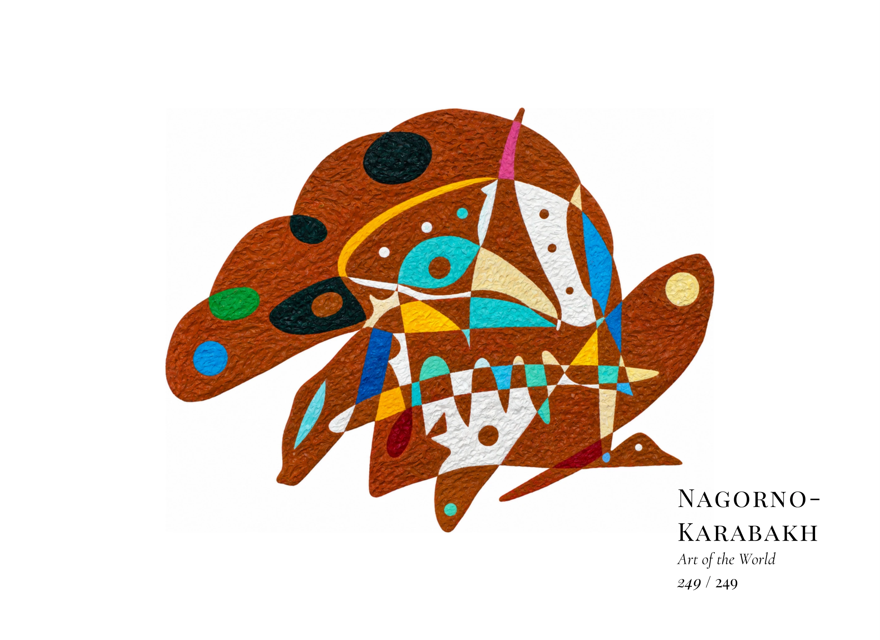 Nagorno-Karabakh artwork by Gheorghe Virtosu from the Art of the World series