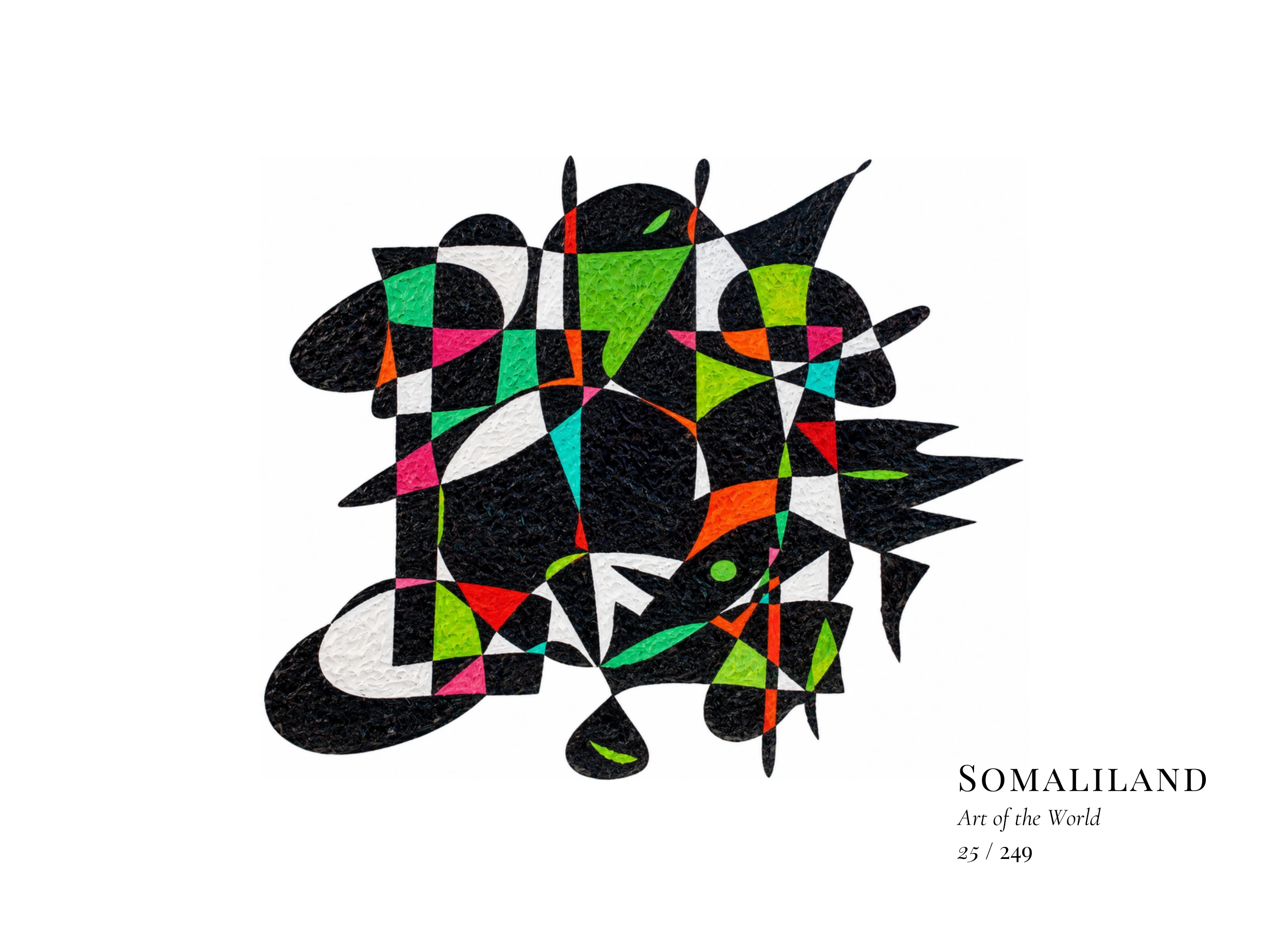 Somaliland artwork by Gheorghe Virtosu from the Art of the World series