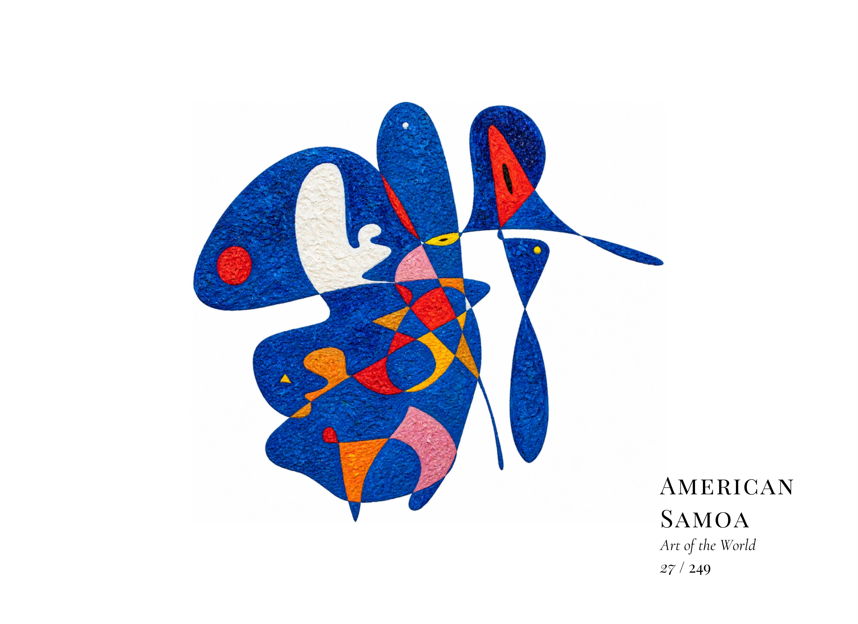 American Samoa artwork by Gheorghe Virtosu from the Art of the World series