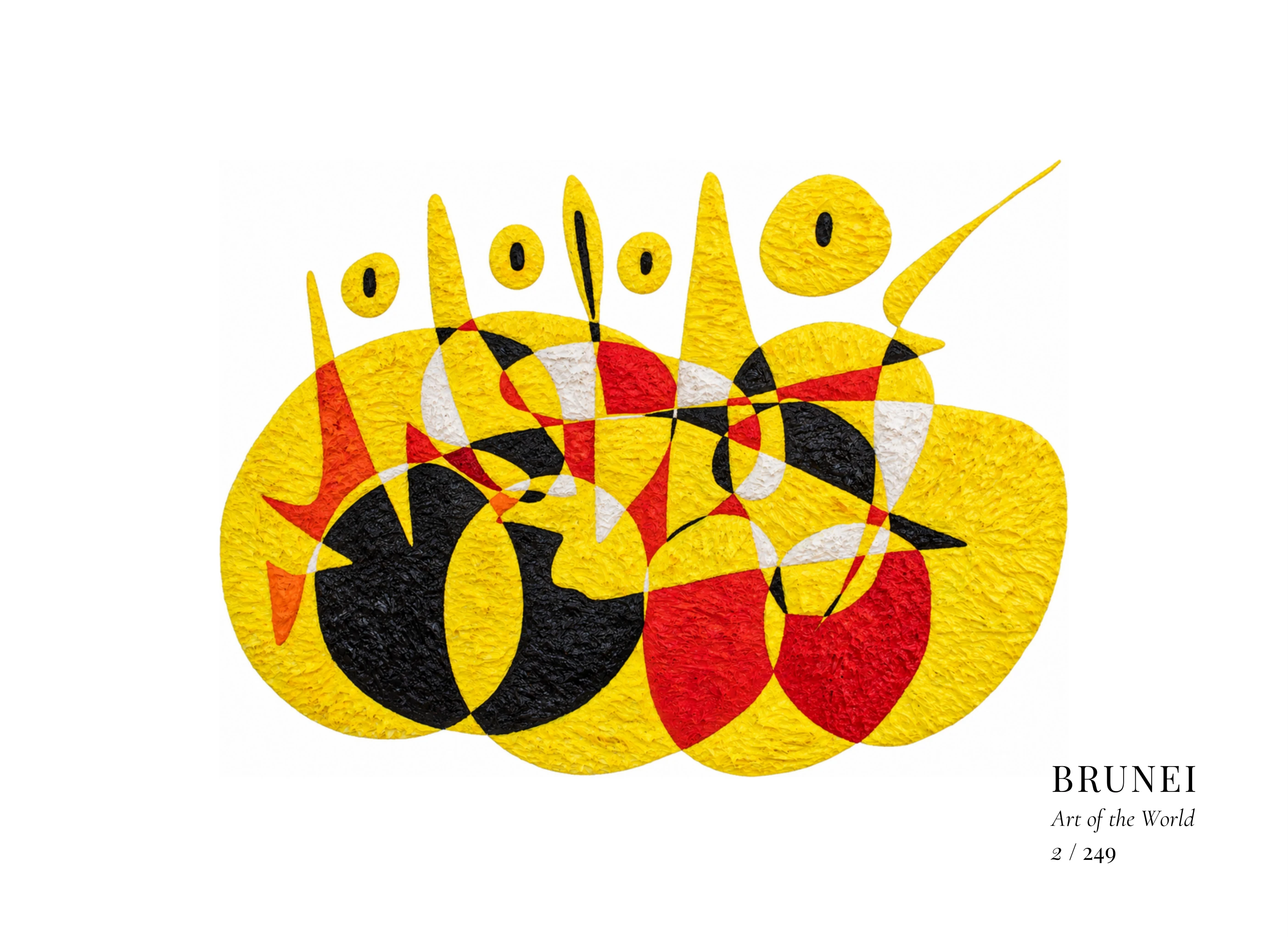 Brunei artwork by Gheorghe Virtosu from the Art of the World series