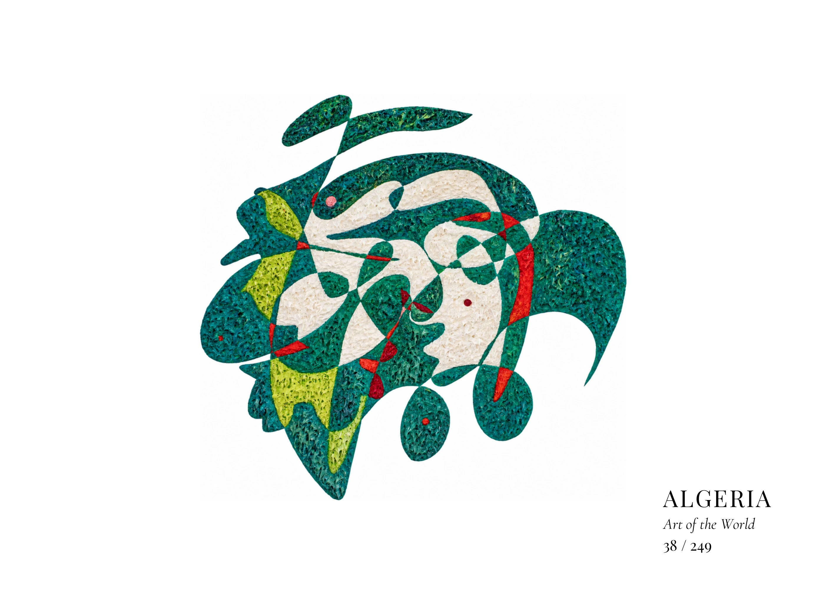 Algeria artwork by Gheorghe Virtosu from the Art of the World series