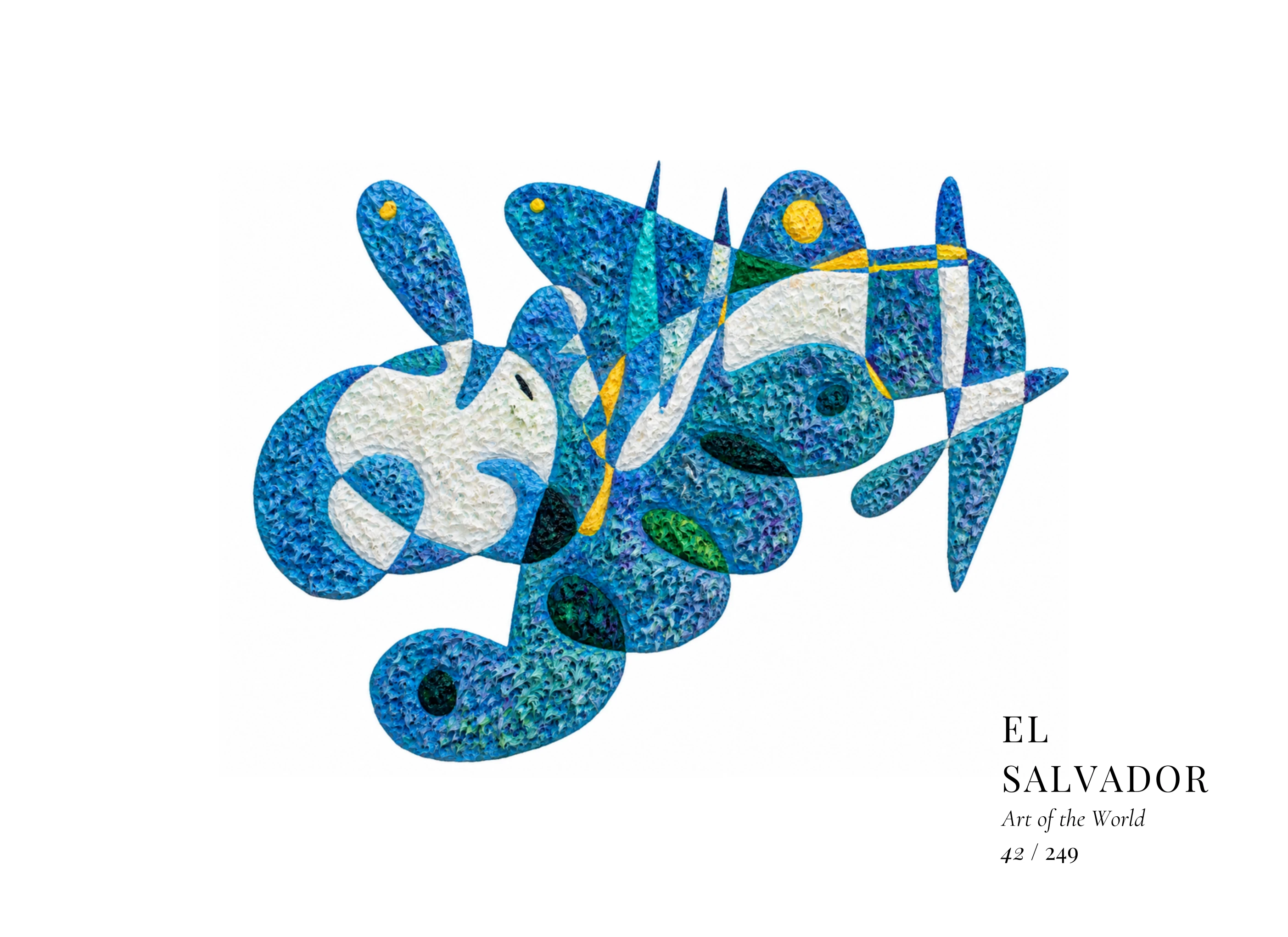 El Salvador artwork by Gheorghe Virtosu from the Art of the World series