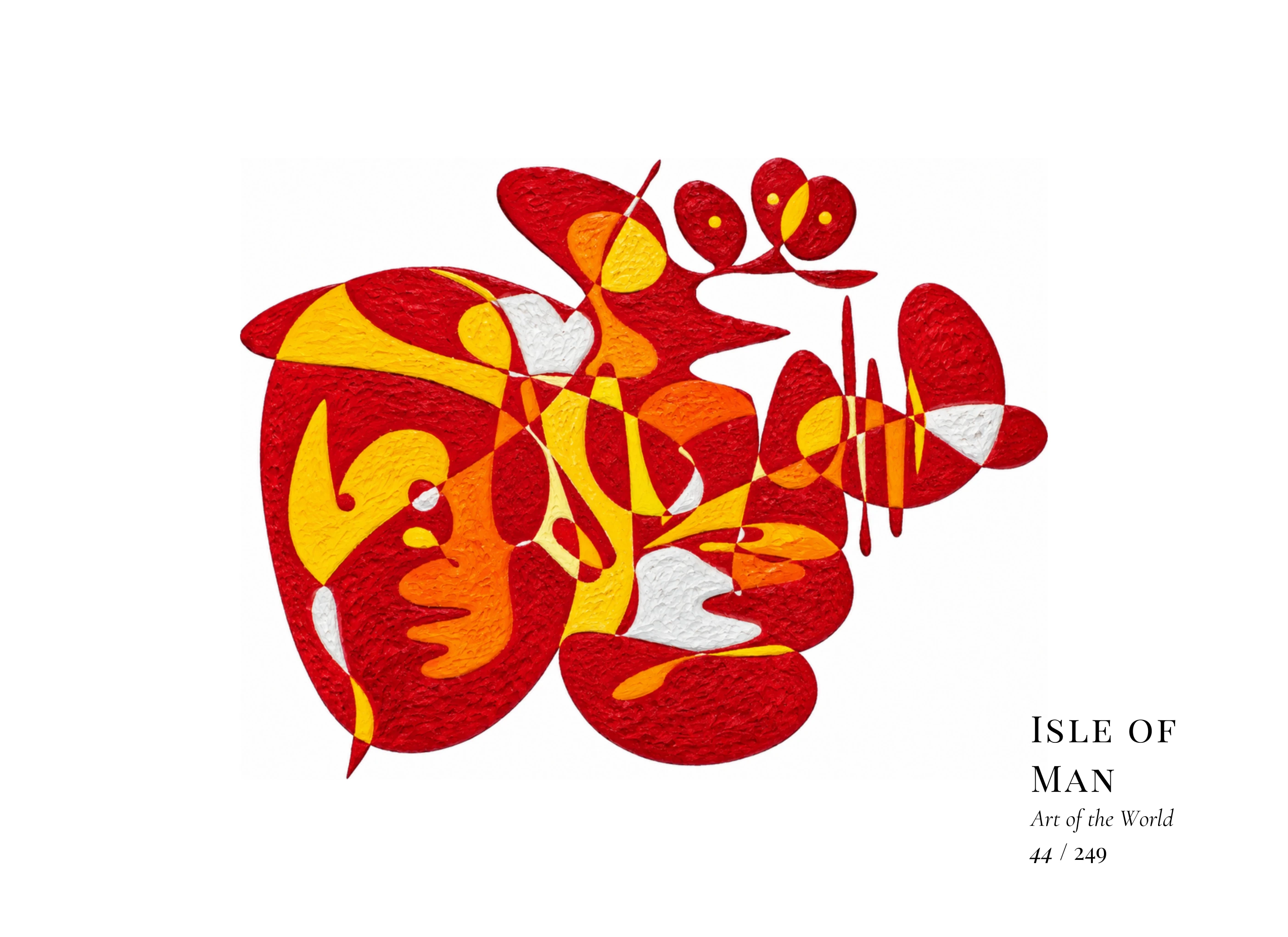 Isle of Man artwork by Gheorghe Virtosu from the Art of the World series
