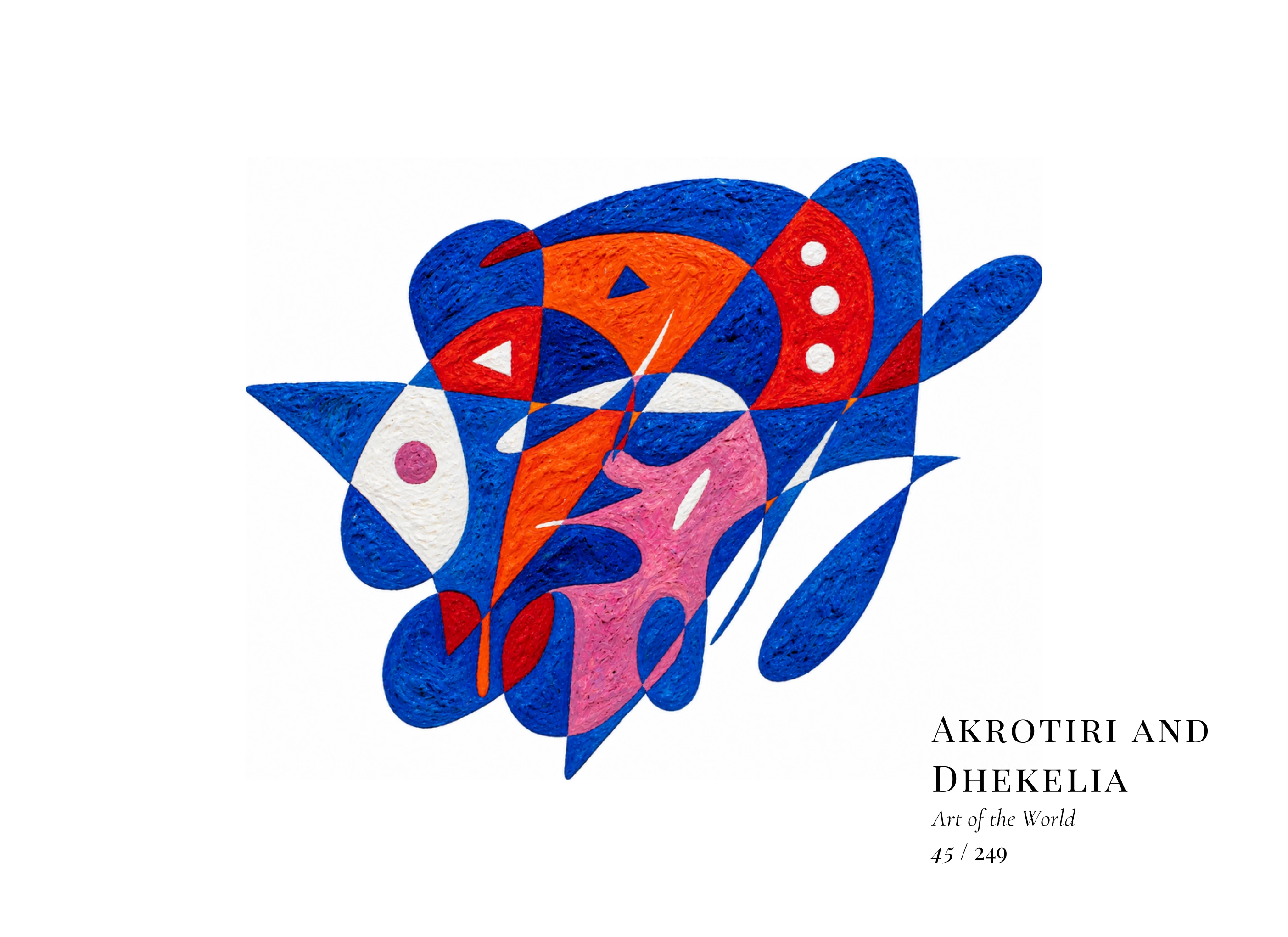 Akrotiri and Dhekelia artwork by Gheorghe Virtosu from the Art of the World series