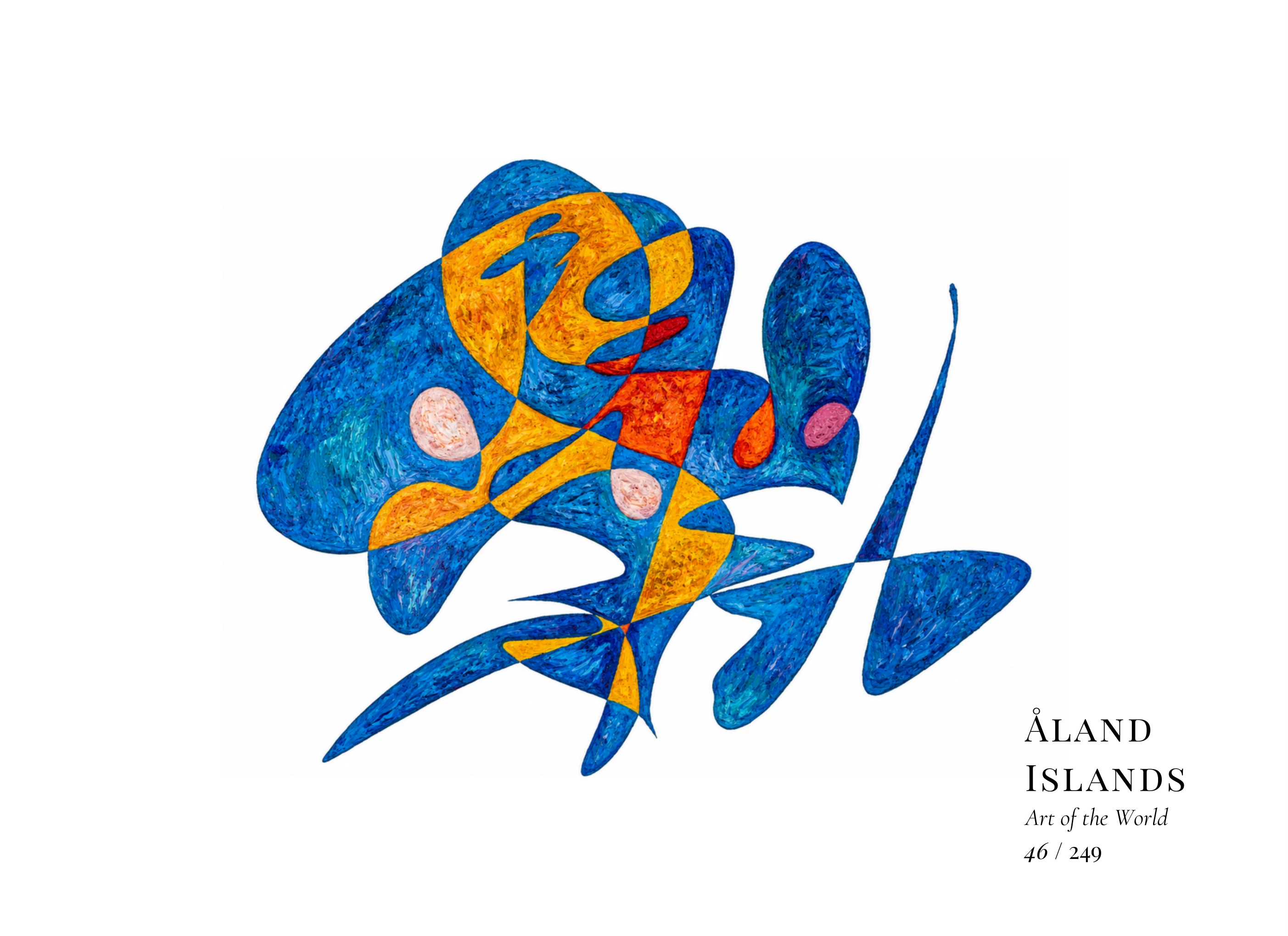 Åland Islands artwork by Gheorghe Virtosu from the Art of the World series