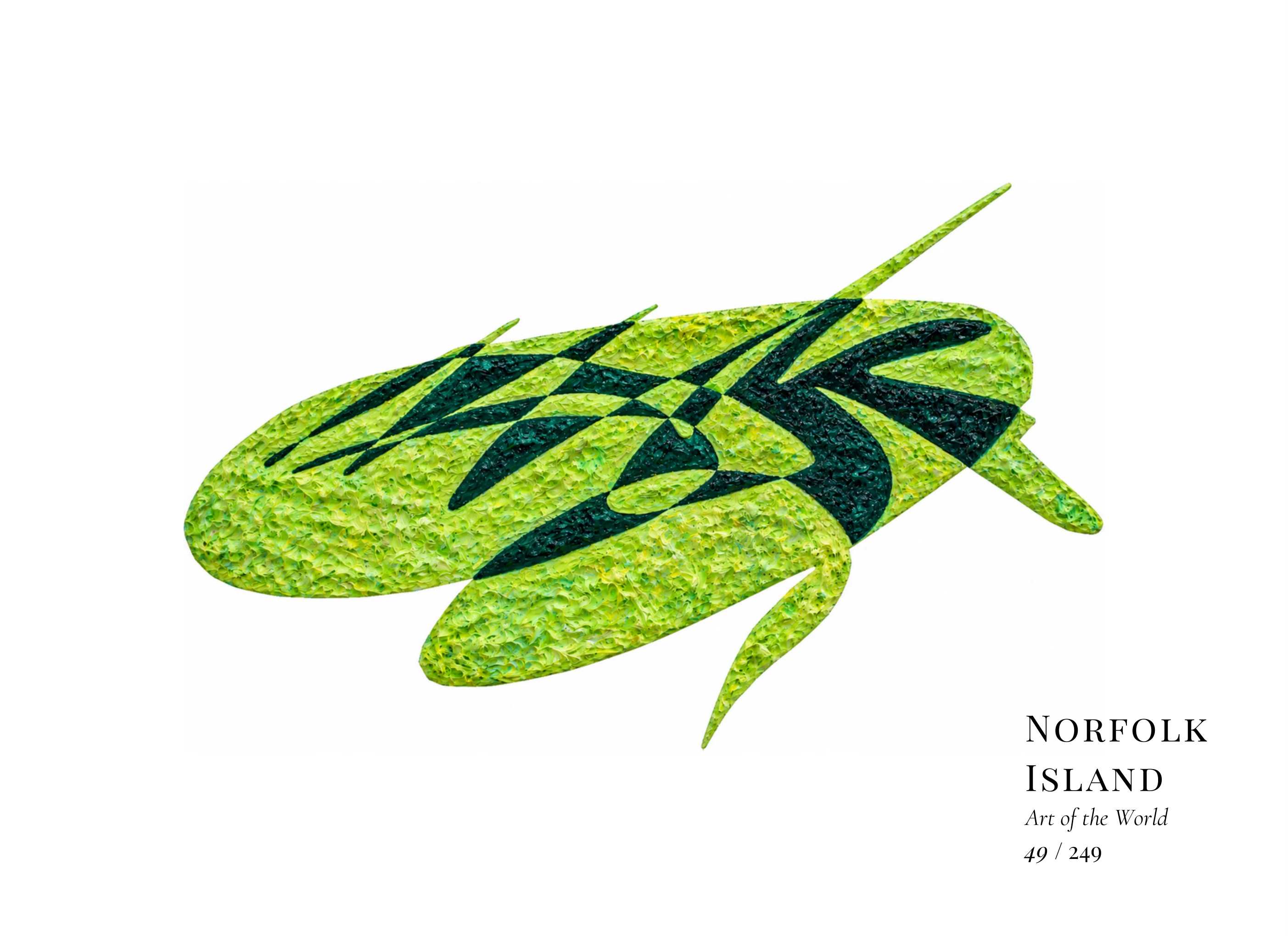 Norfolk Island artwork by Gheorghe Virtosu from the Art of the World series