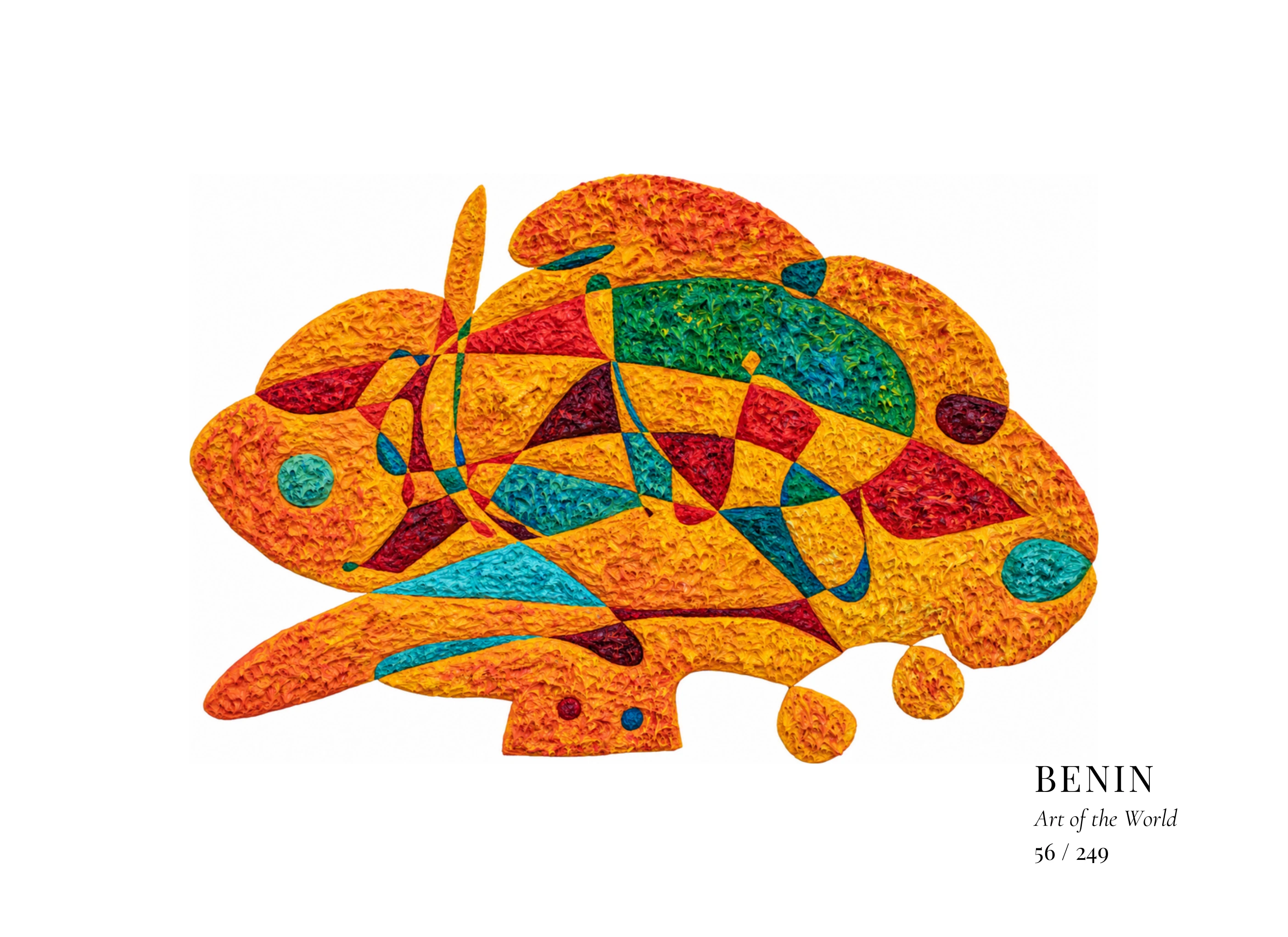 Benin artwork by Gheorghe Virtosu from the Art of the World series