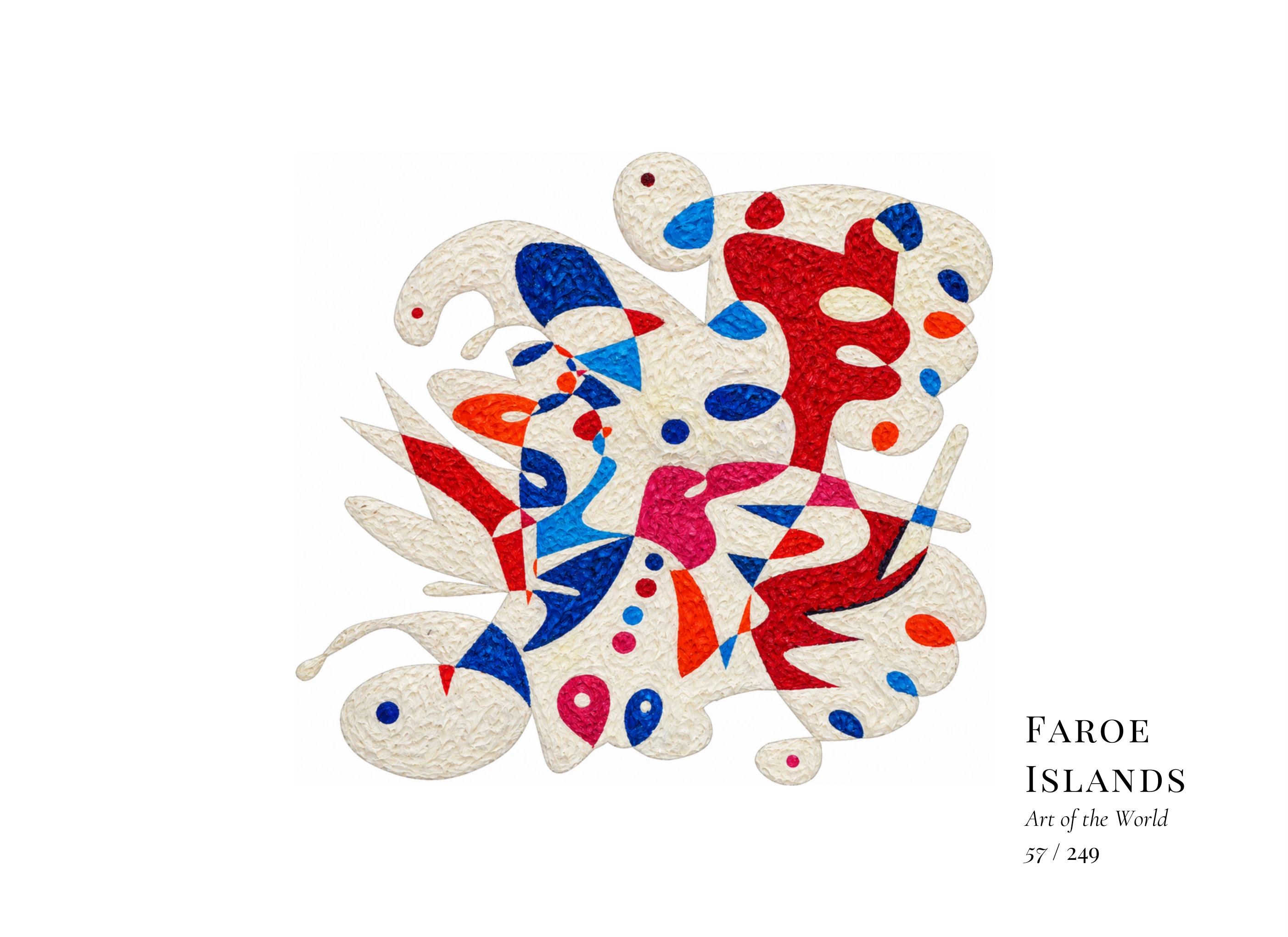 Faroe Islands artwork by Gheorghe Virtosu from the Art of the World series