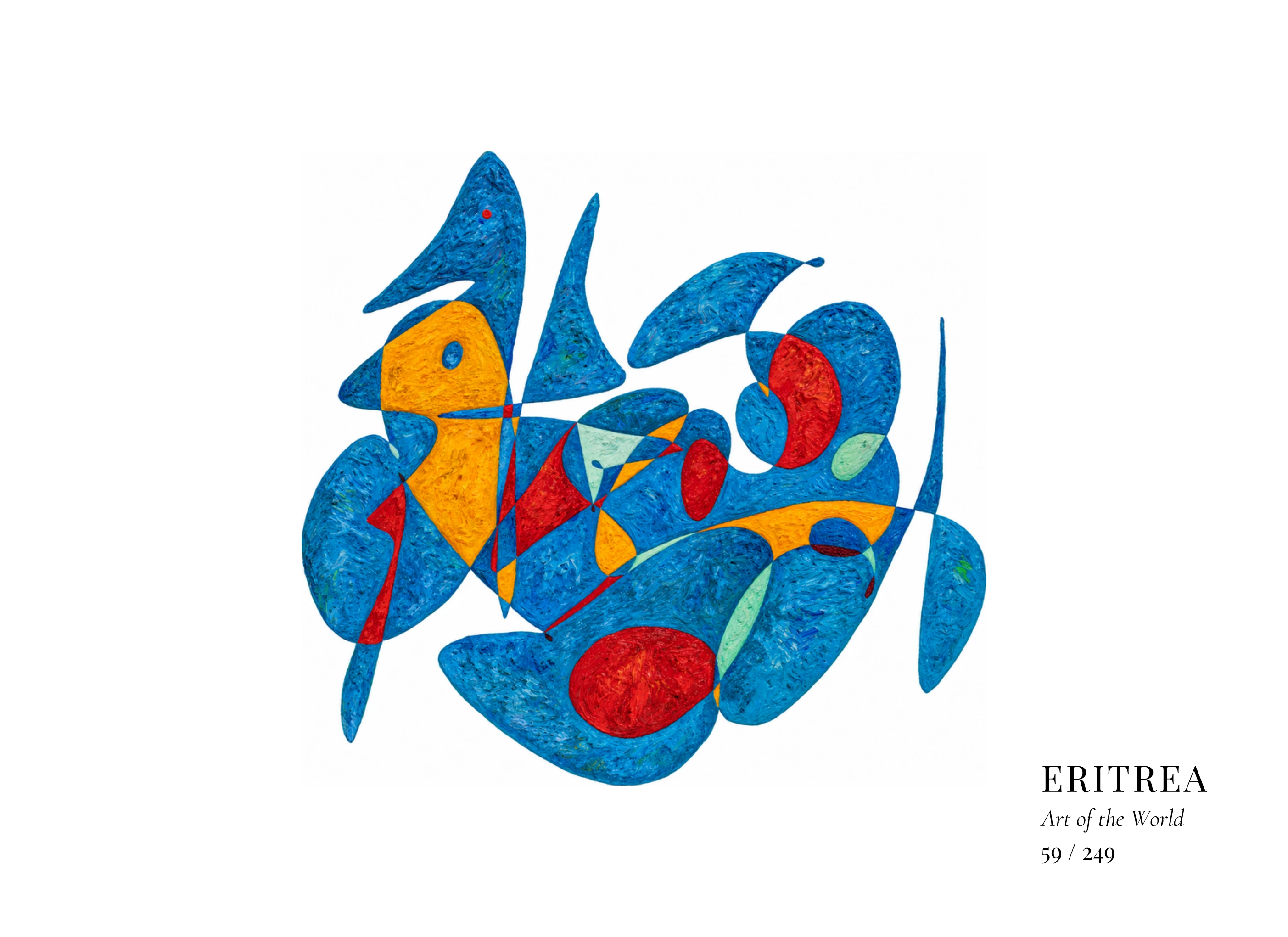 Eritrea artwork by Gheorghe Virtosu from the Art of the World series
