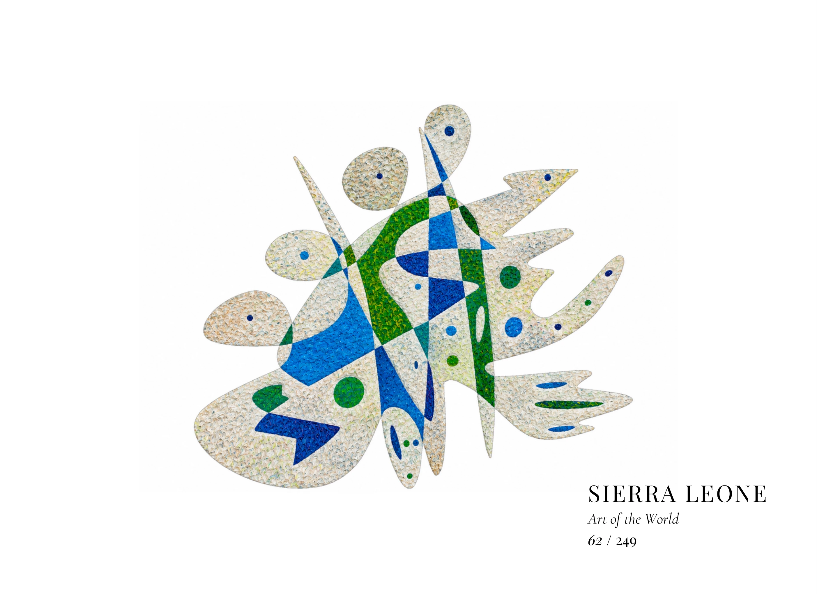 Sierra Leone artwork by Gheorghe Virtosu from the Art of the World series