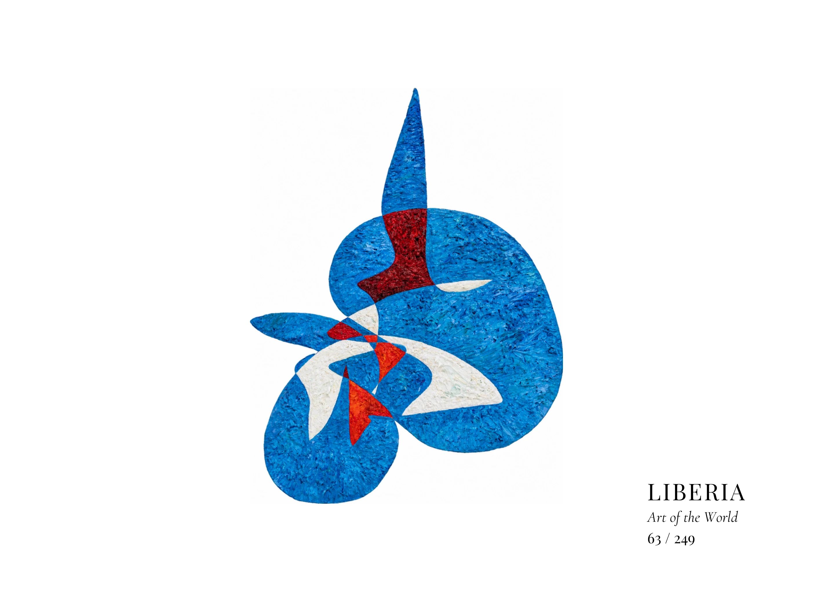 Liberia artwork by Gheorghe Virtosu from the Art of the World series
