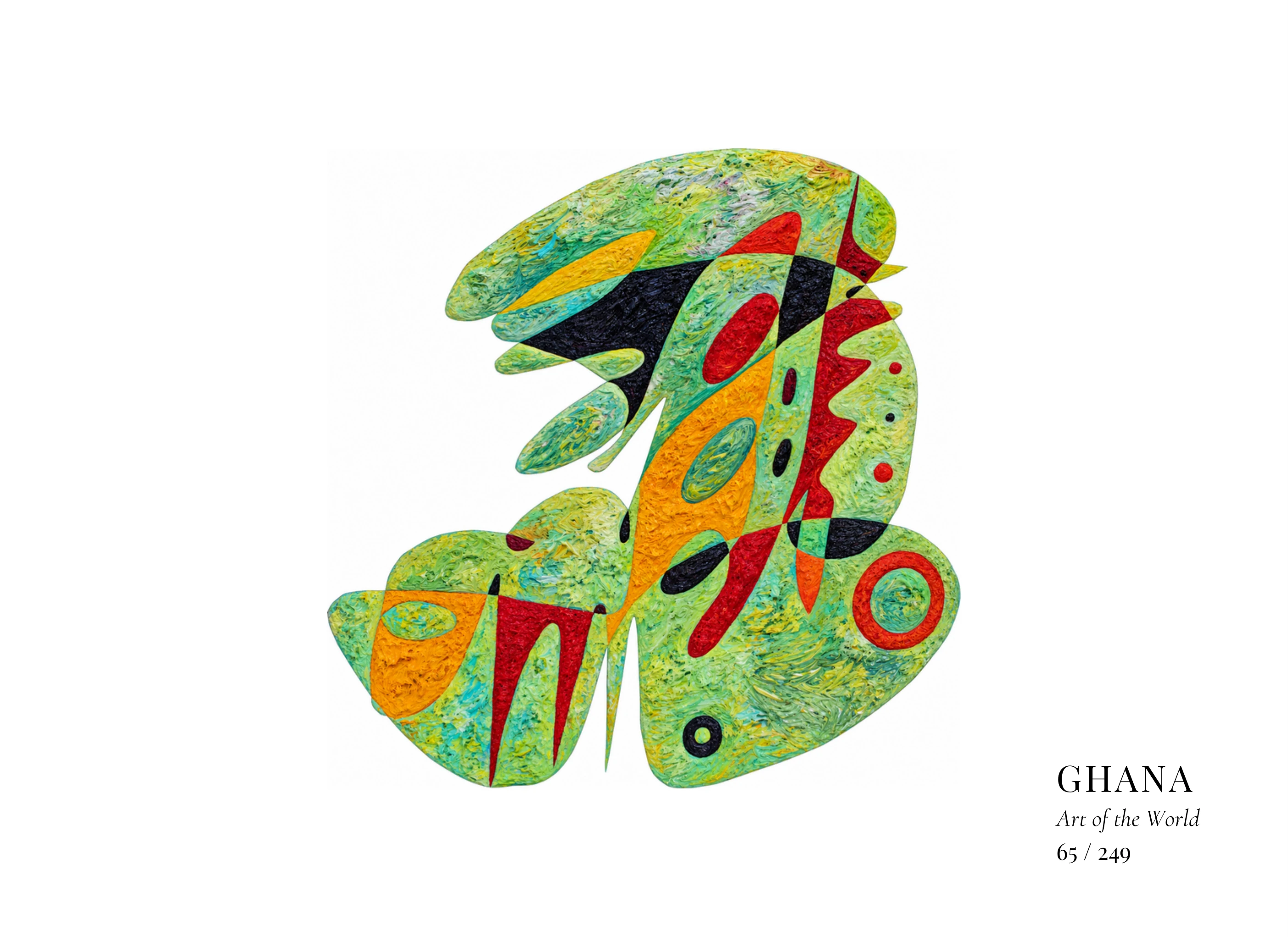 Ghana artwork by Gheorghe Virtosu from the Art of the World series