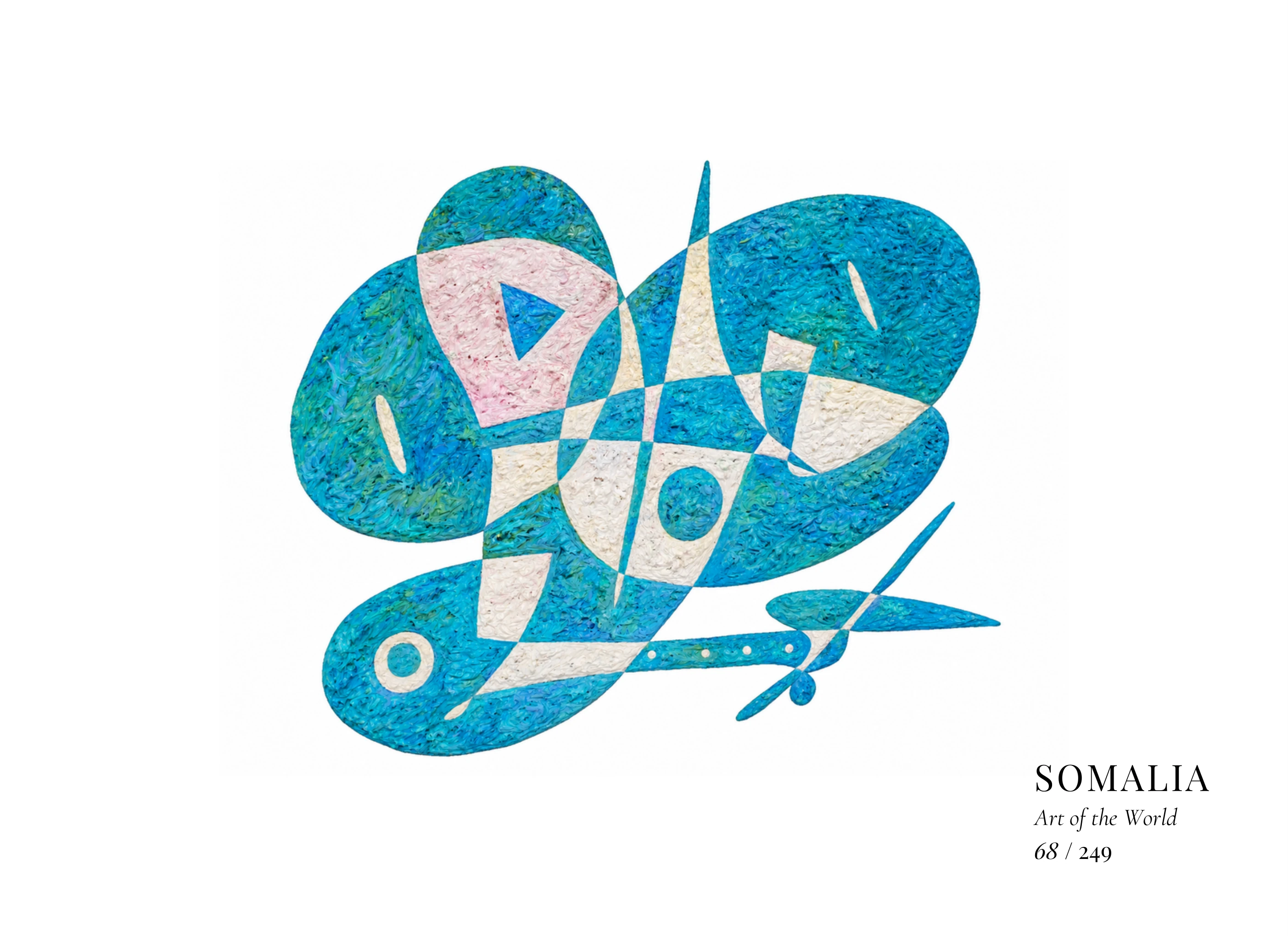 Somalia artwork by Gheorghe Virtosu from the Art of the World series