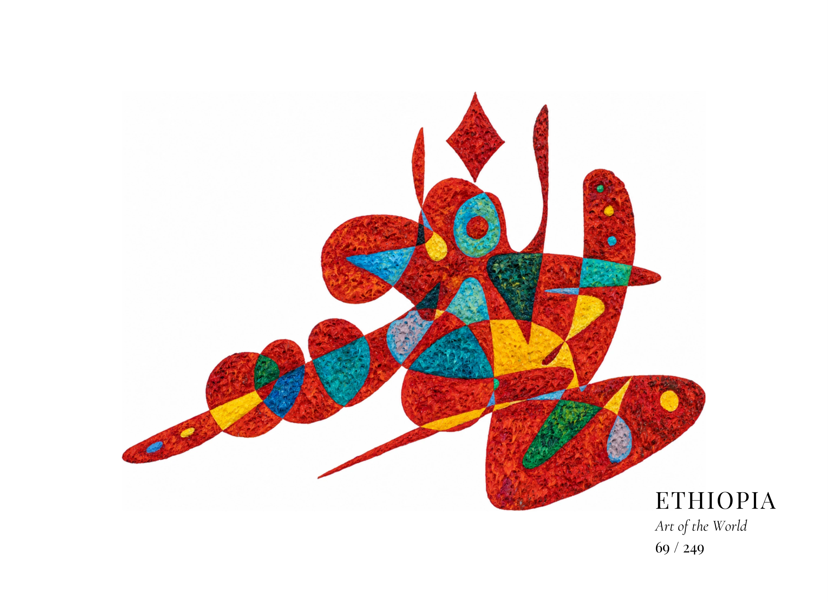 Ethiopia artwork by Gheorghe Virtosu from the Art of the World series