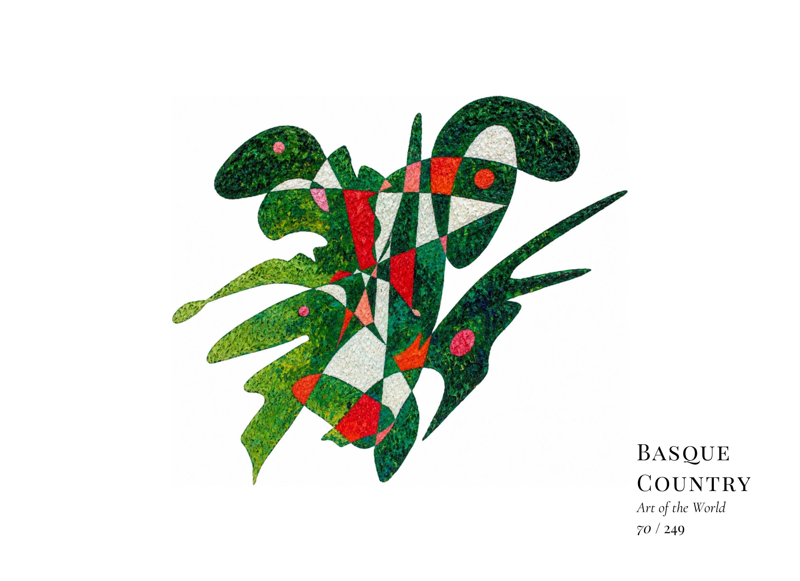 Basque Country artwork by Gheorghe Virtosu from the Art of the World series