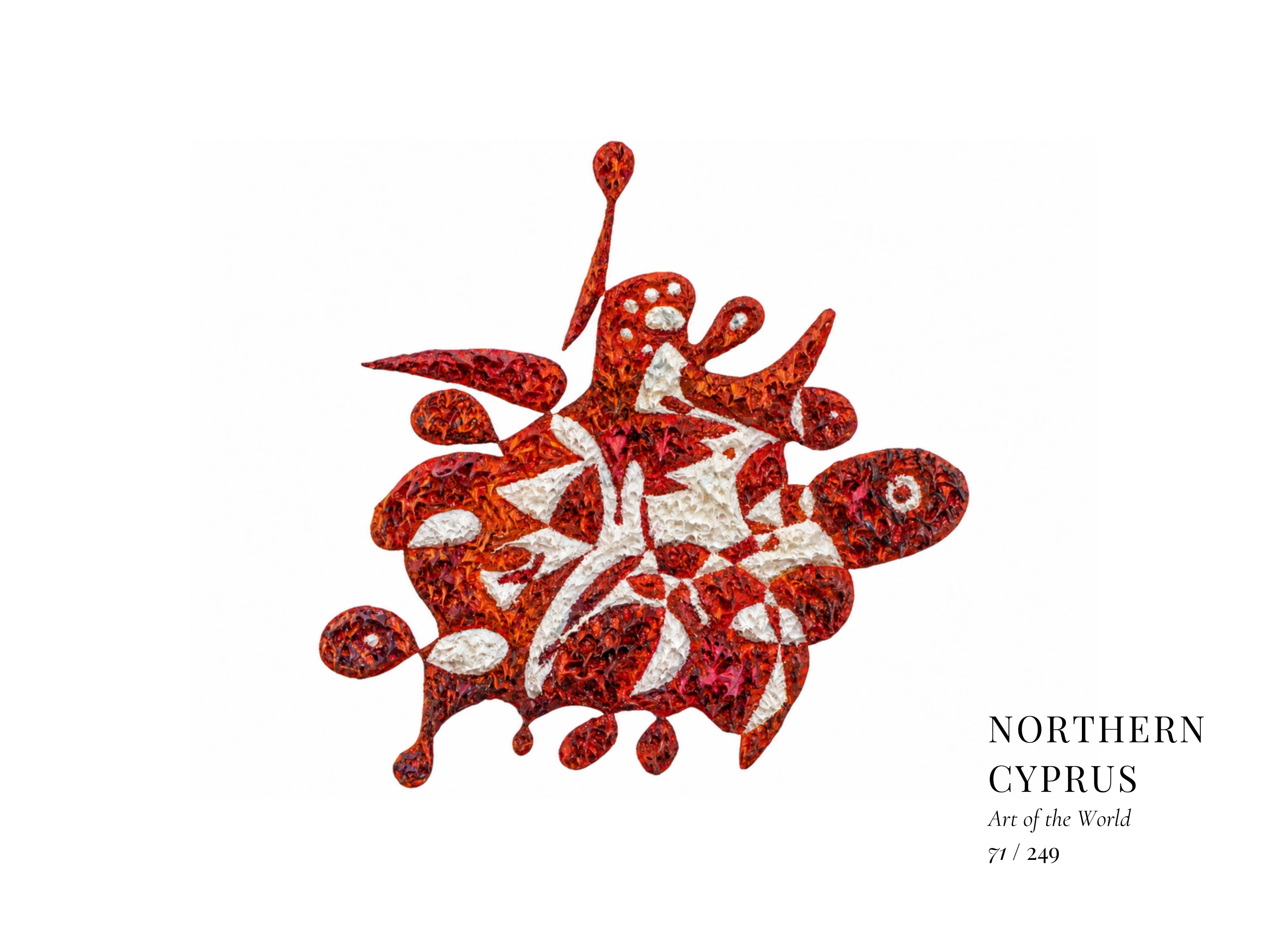 Northern Cyprus artwork by Gheorghe Virtosu from the Art of the World series