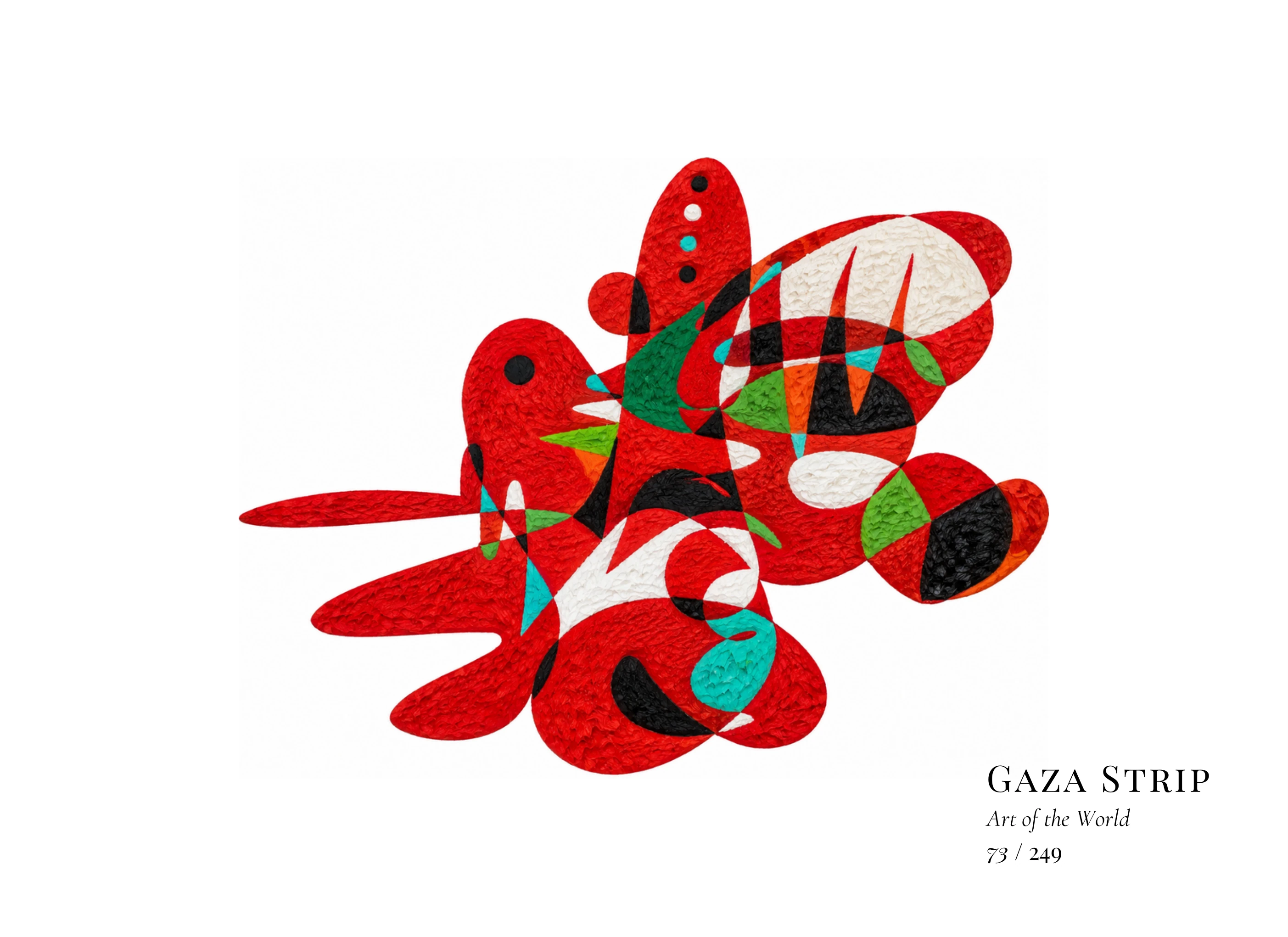 Gaza Strip artwork by Gheorghe Virtosu from the Art of the World series