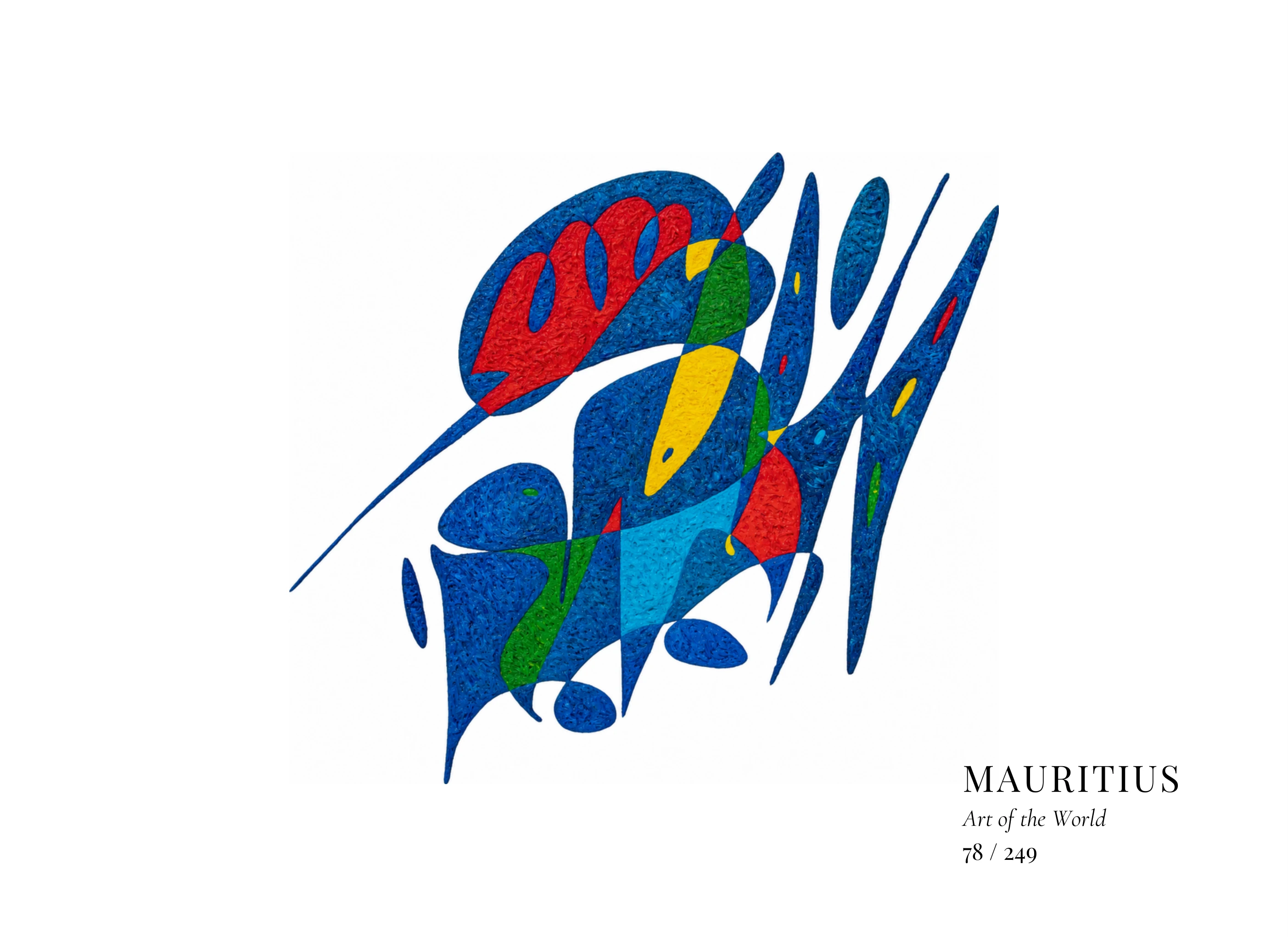 Mauritius artwork by Gheorghe Virtosu from the Art of the World series
