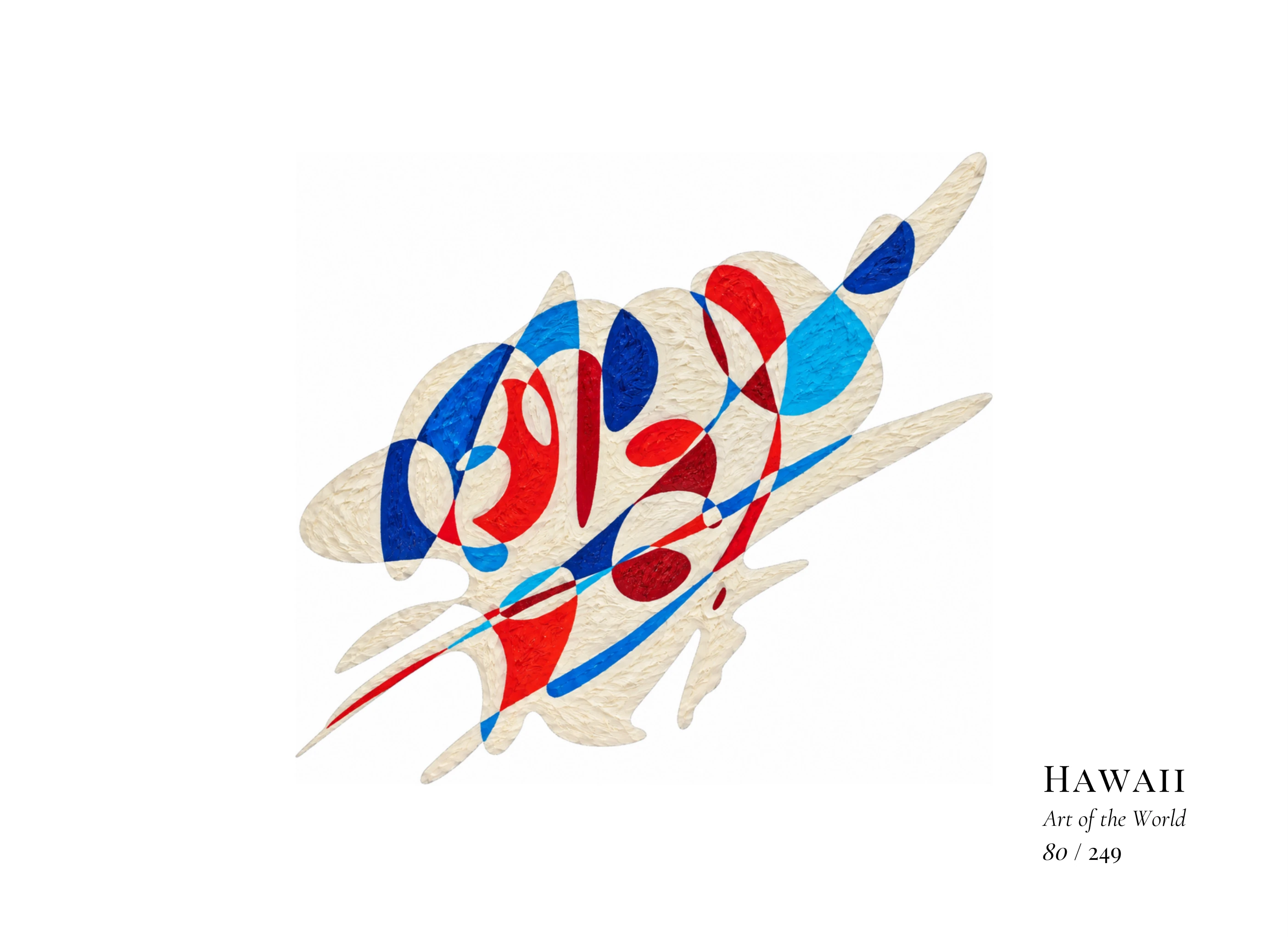 Hawaii artwork by Gheorghe Virtosu from the Art of the World series