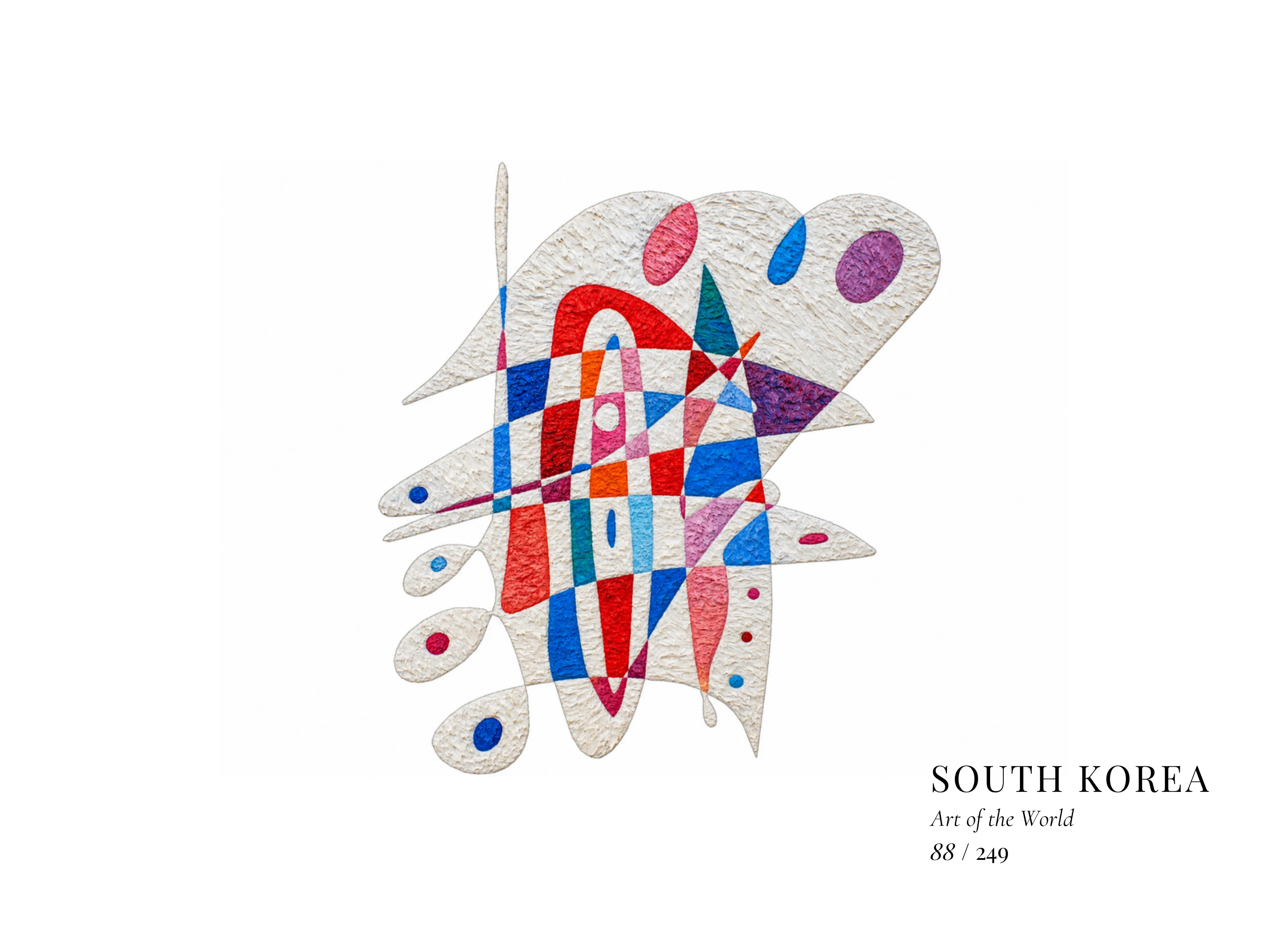 South Korea artwork by Gheorghe Virtosu from the Art of the World series
