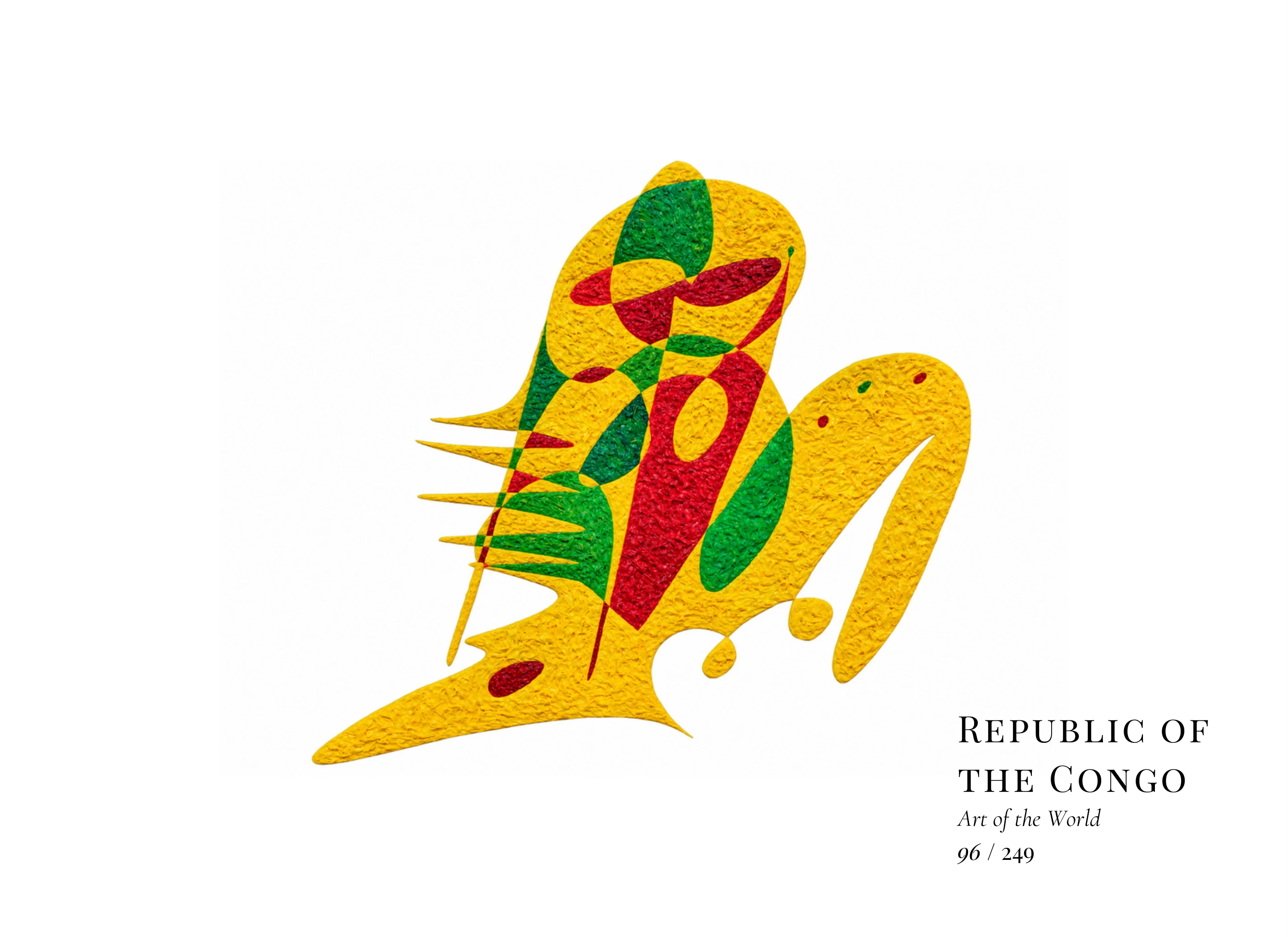 Republic of the Congo artwork by Gheorghe Virtosu from the Art of the World series